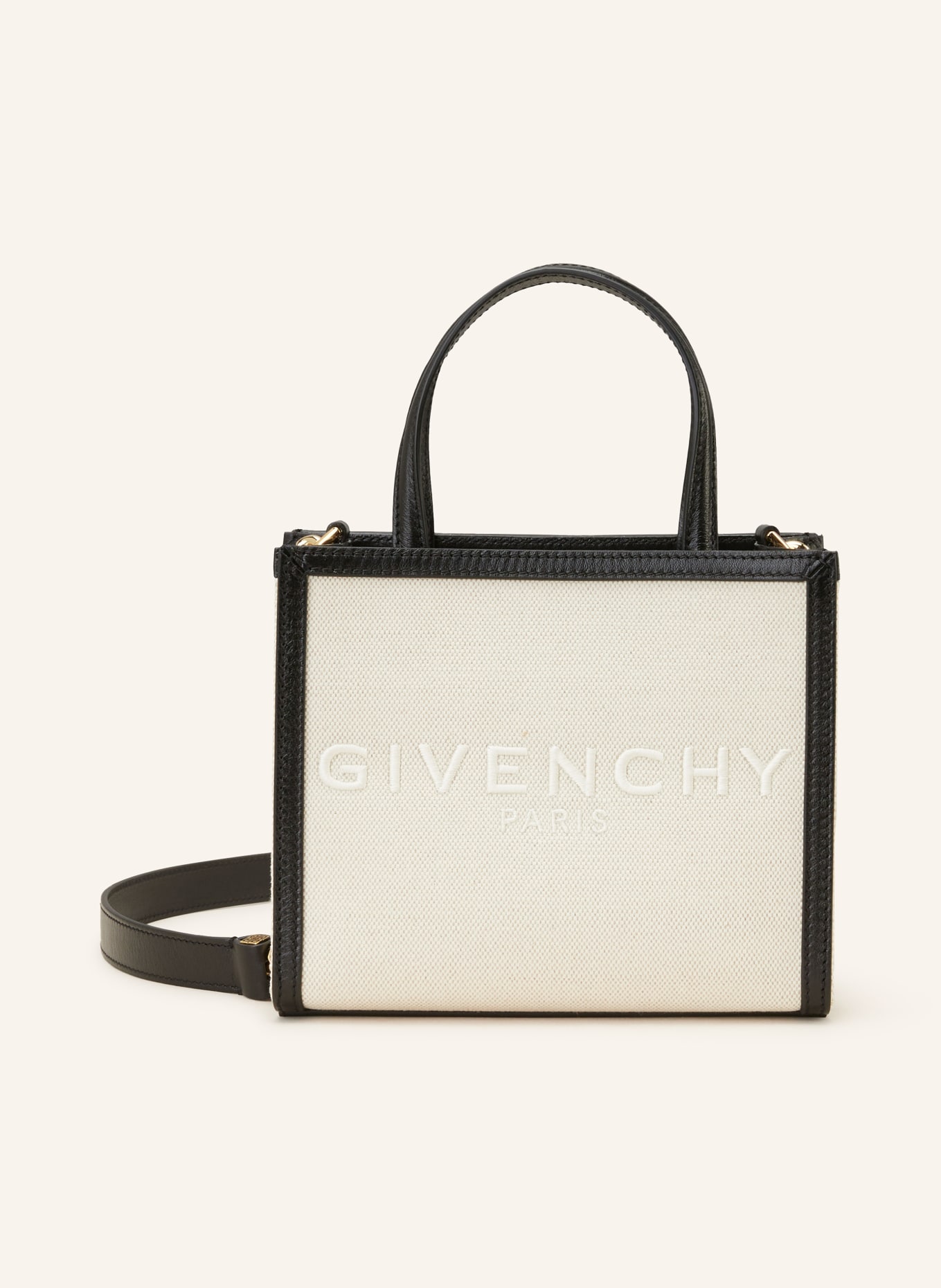 GIVENCHY Crossbody bag G-TOTE MINI, Color: BEIGE/ BLACK (Image 1)