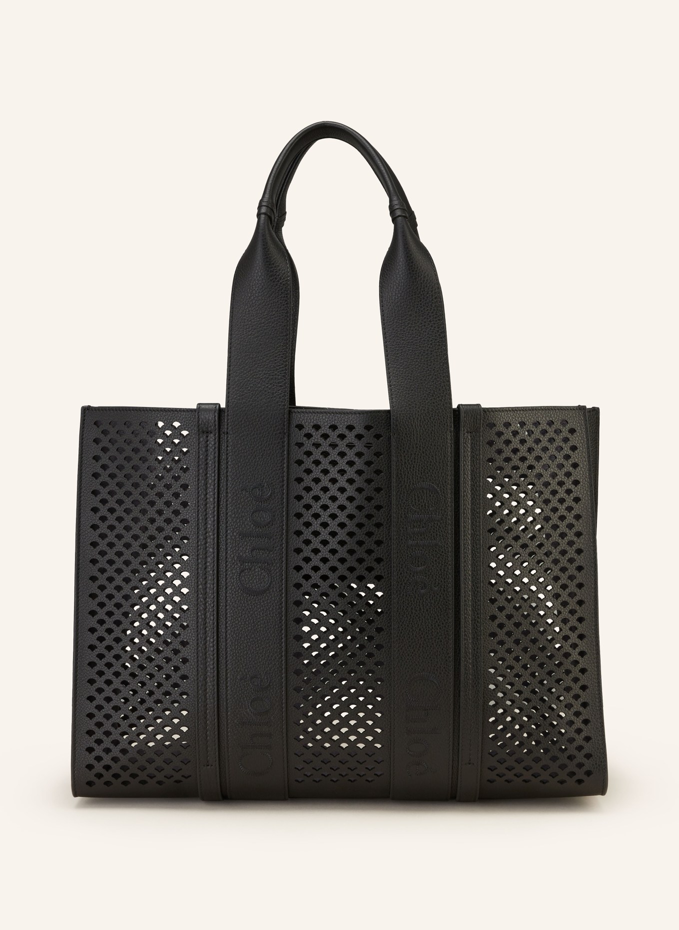 Chloé Shopper WOODY, Farbe: SCHWARZ (Bild 1)