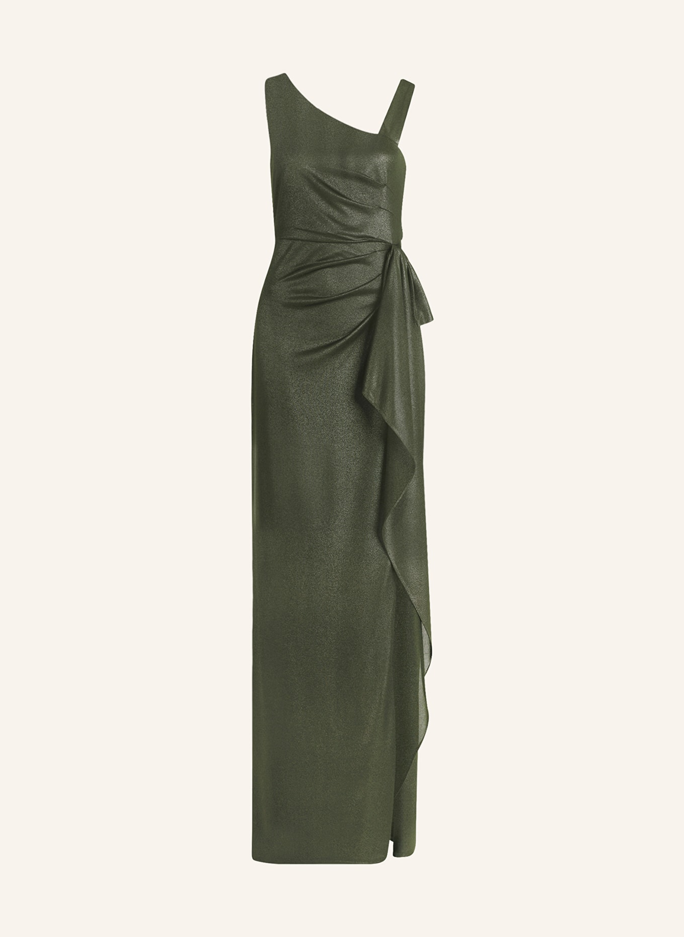 Vera Mont Sukienka wieczorowa z błyszczącą przędzą, Kolor: CIEMNOZIELONY (Obrazek 1)