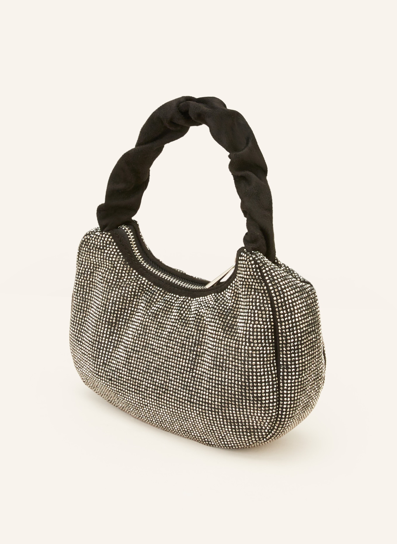 Vera Mont Handbag with decorative gems, Color: BLACK/ SILVER (Image 2)