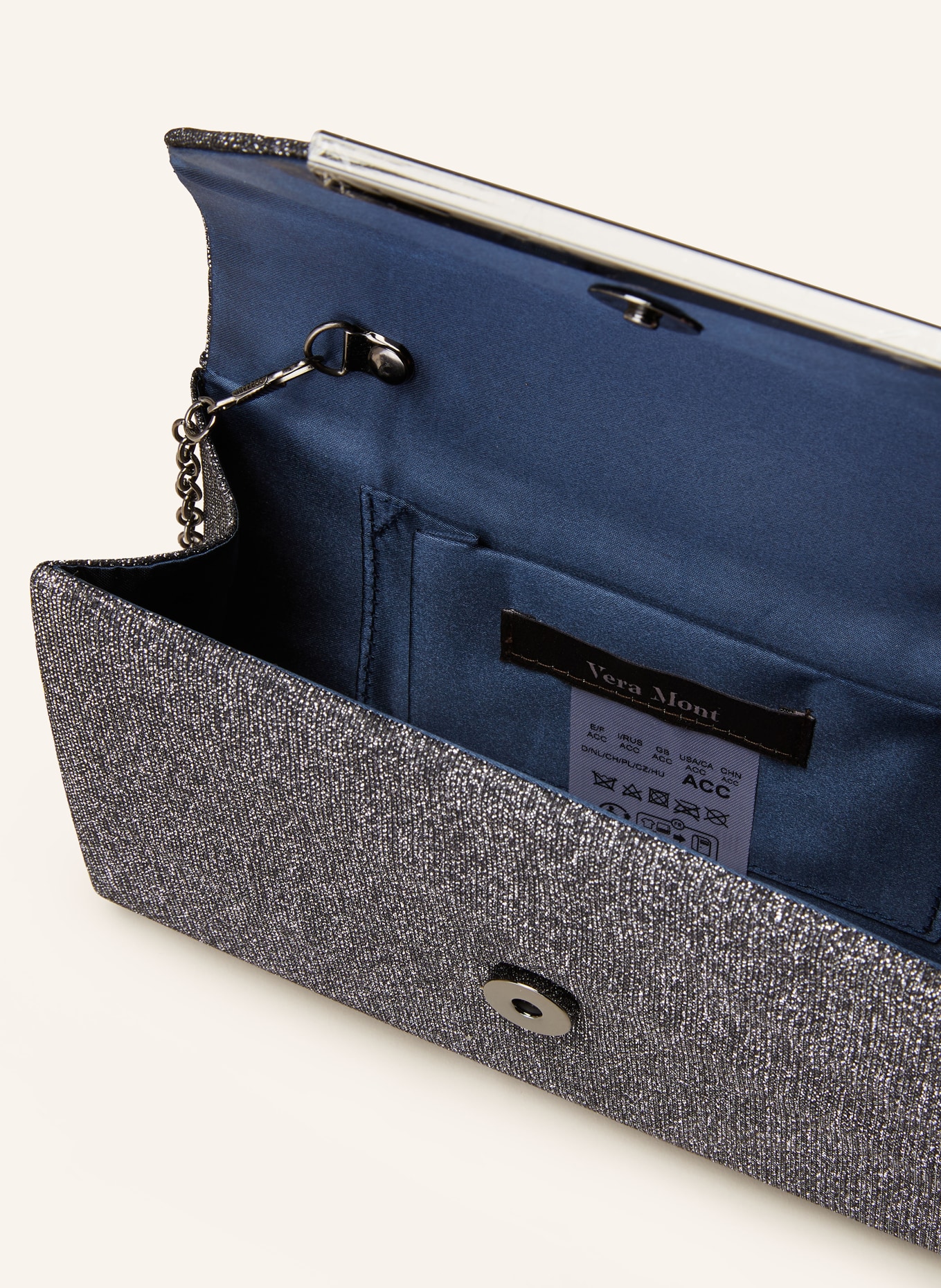 Vera Mont Crossbody bag: DARK GRAY / SILVER