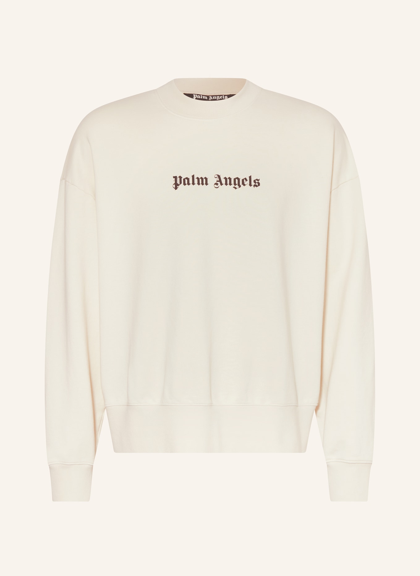 Palm Angels Sweatshirt, Color: CREAM/ BLACK (Image 1)