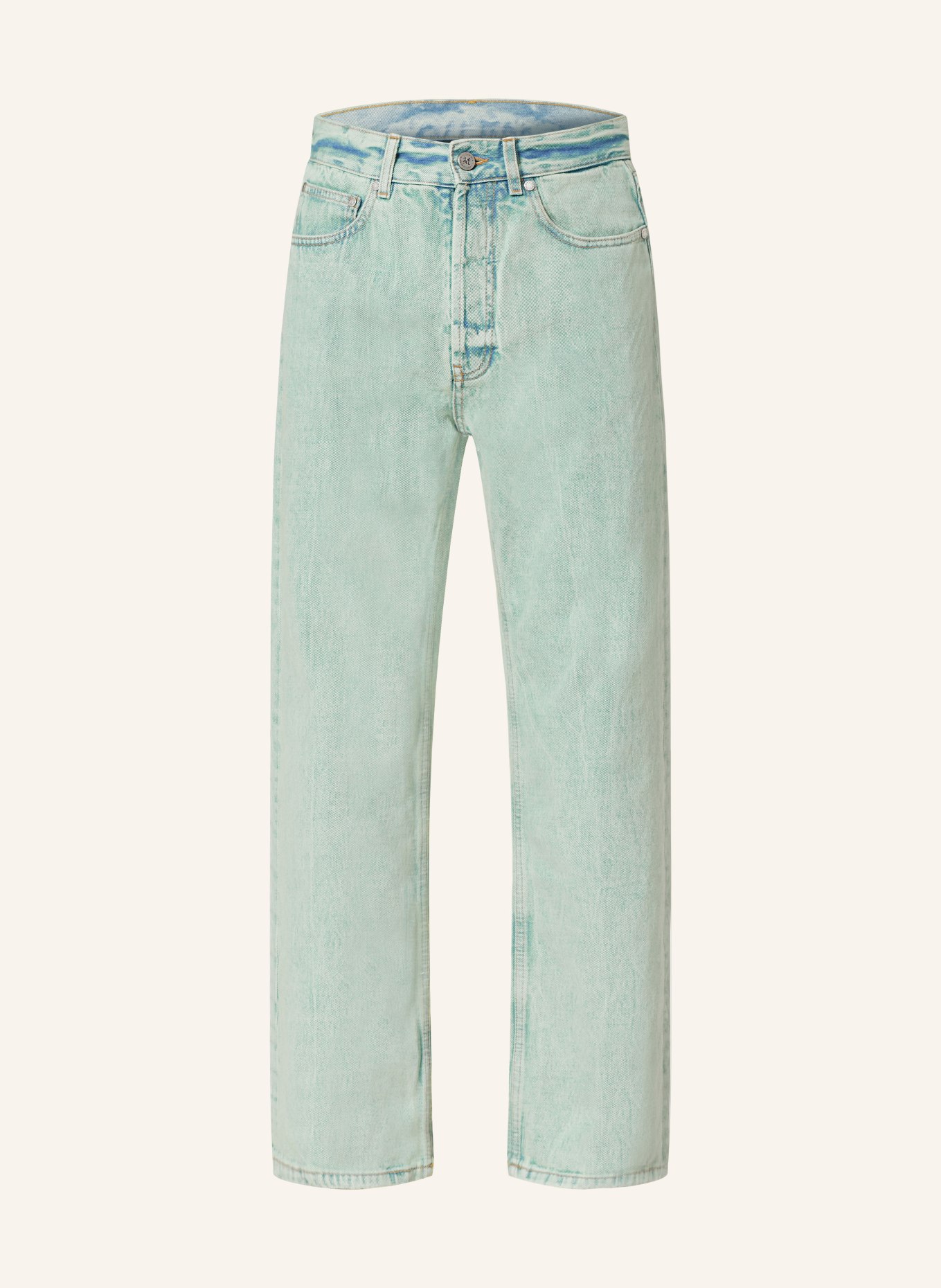 Palm Angels Jeans, Color: 5103 MINT OFF WHITE (Image 1)