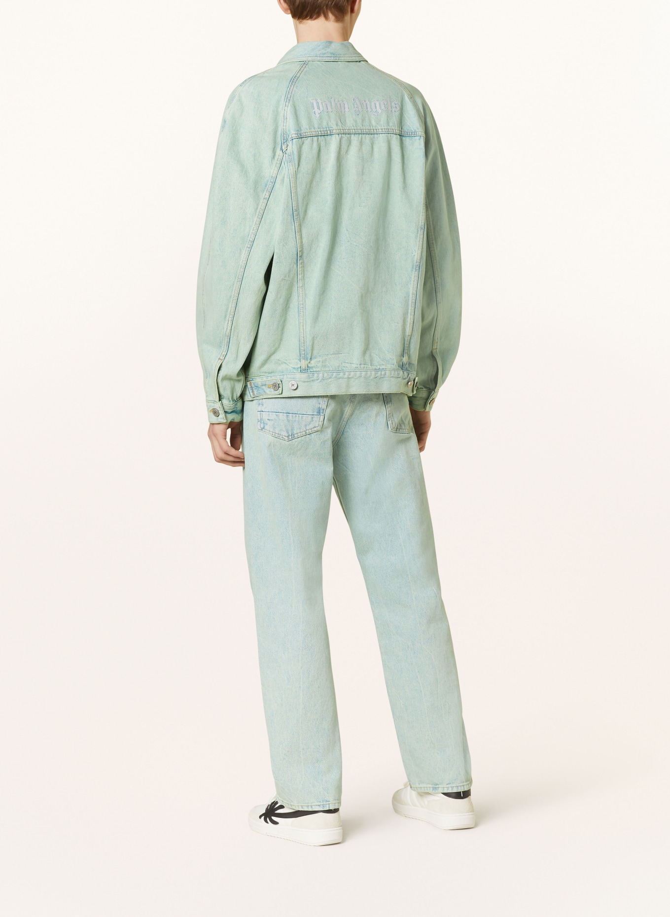 Palm Angels Jeans, Color: 5103 MINT OFF WHITE (Image 3)