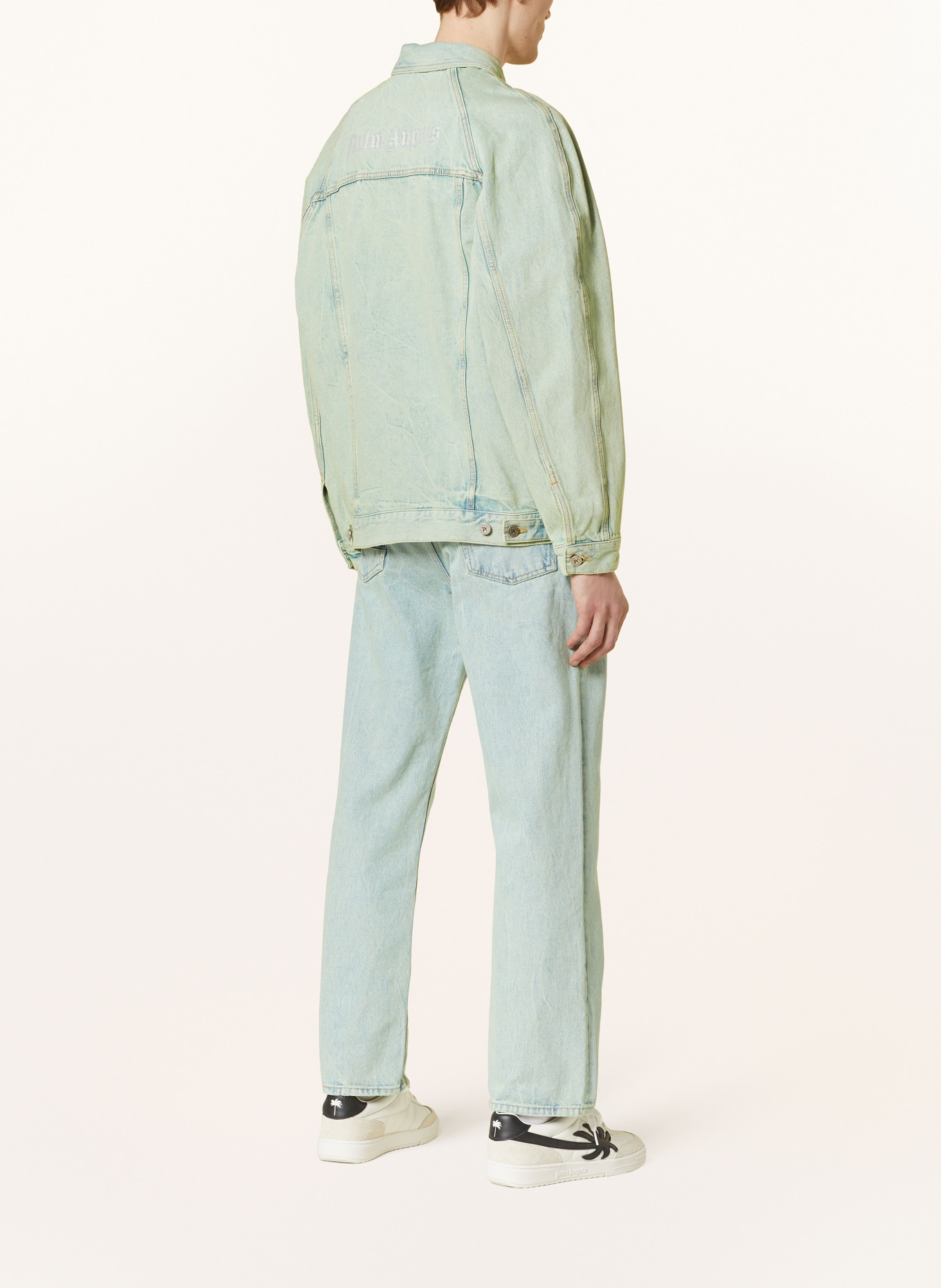 Palm Angels Kurtka jeansowa, Kolor: 5103  mint off white (Obrazek 3)