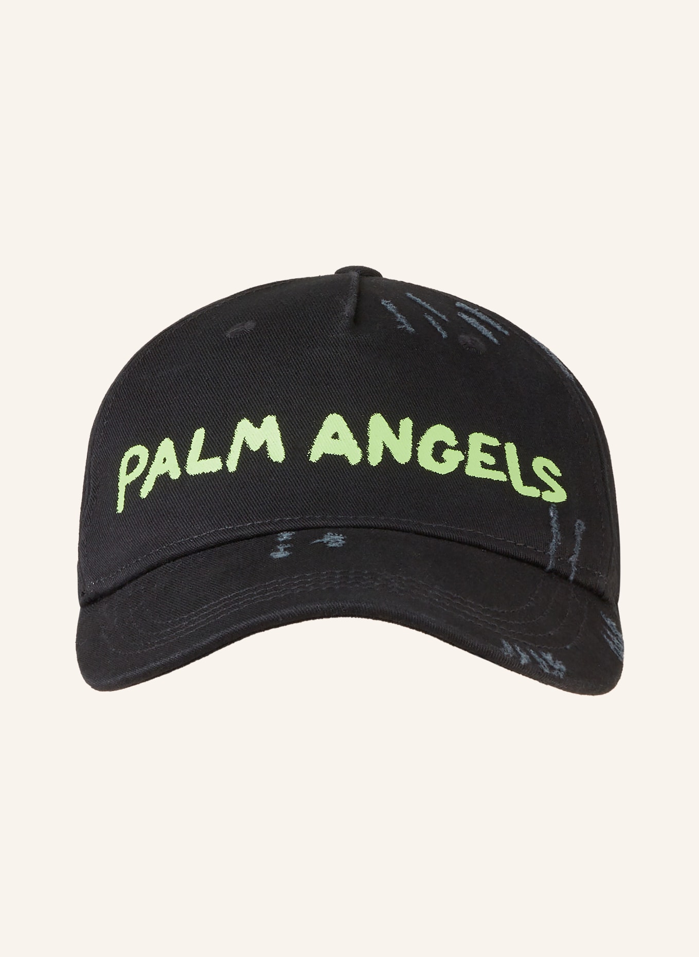 Palm Angels Cap, Color: BLACK/ GREEN (Image 2)