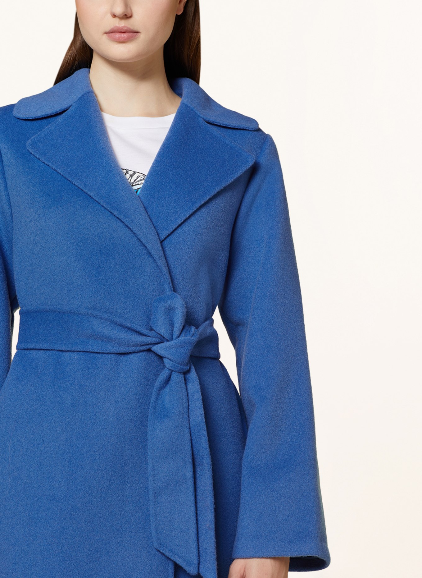 rich&royal Wool coat, Color: BLUE (Image 4)