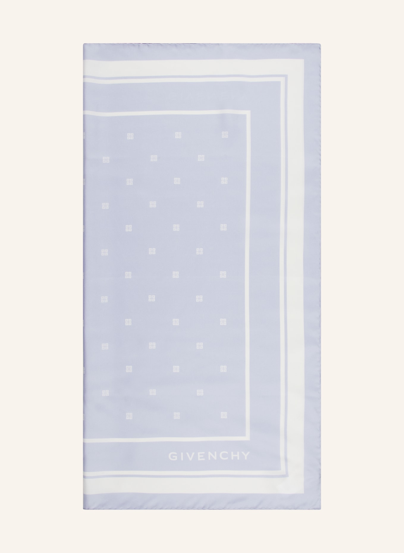 GIVENCHY Silk scarf, Color: LIGHT PURPLE/ WHITE (Image 1)
