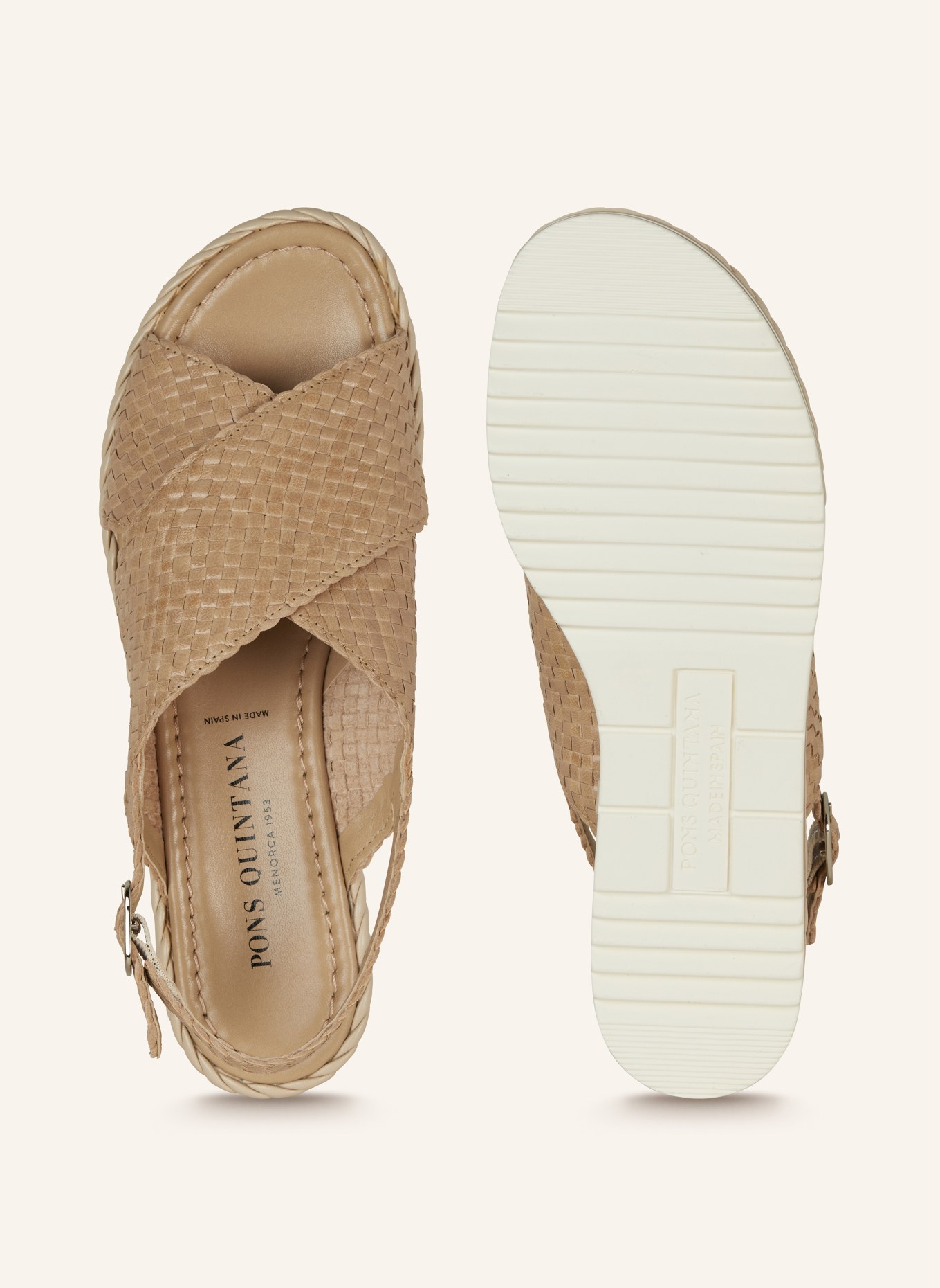 PONS QUINTANA Sandals MILAN, Color: TAUPE (Image 5)