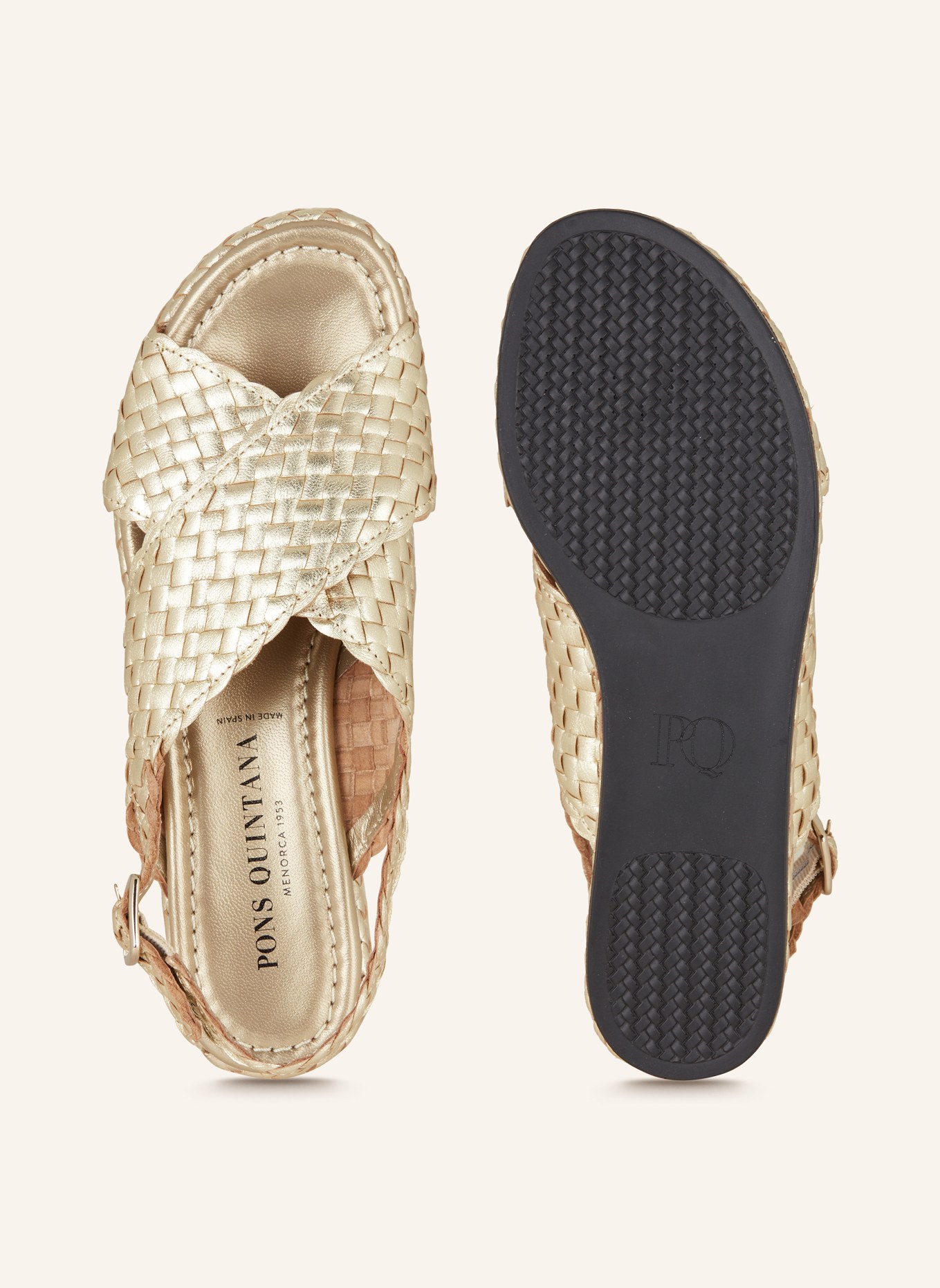 PONS QUINTANA Platform sandals FORLI, Color: GOLD (Image 5)