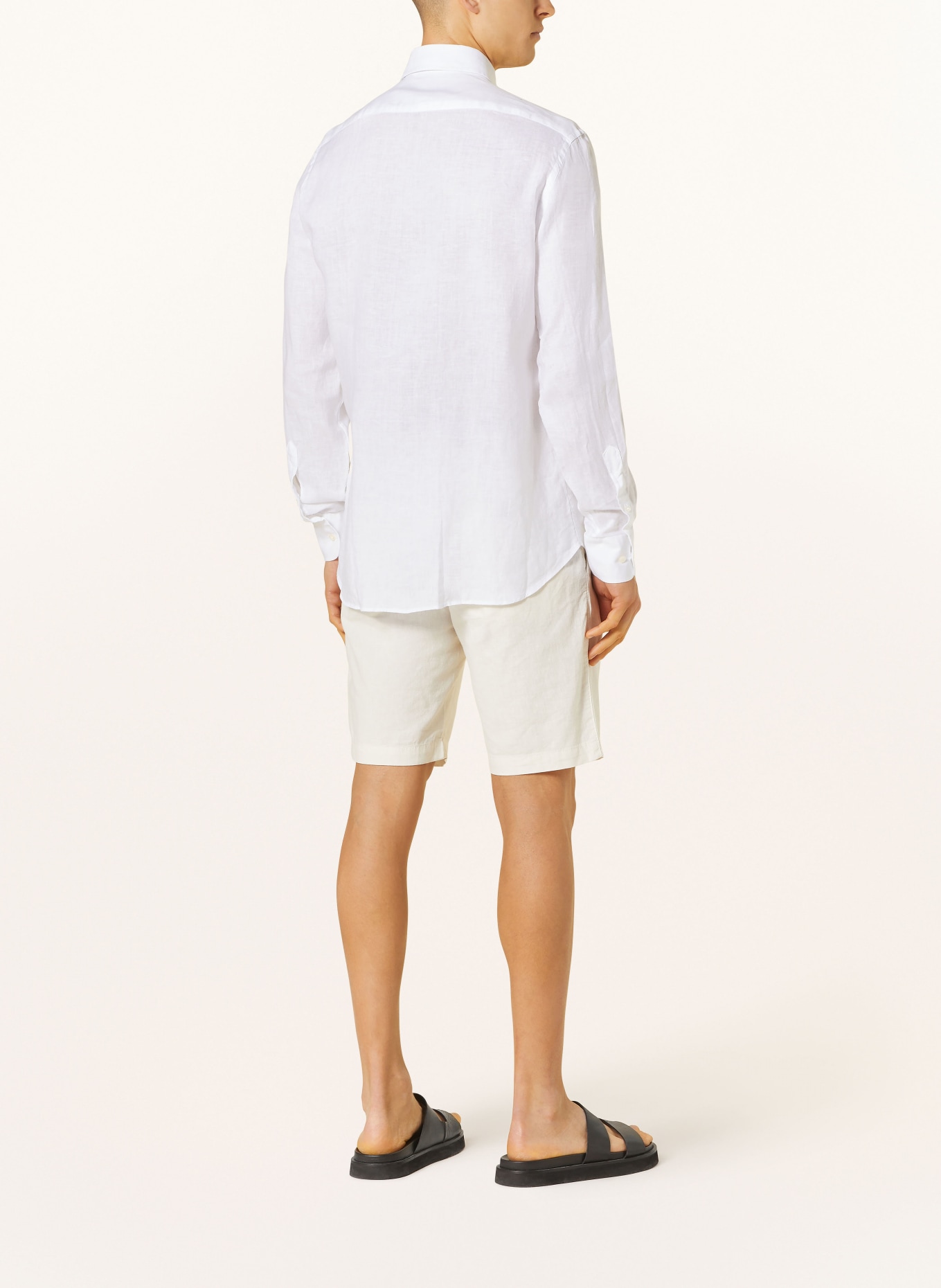 PAUL & SHARK Linen shirt regular fit, Color: WHITE (Image 3)