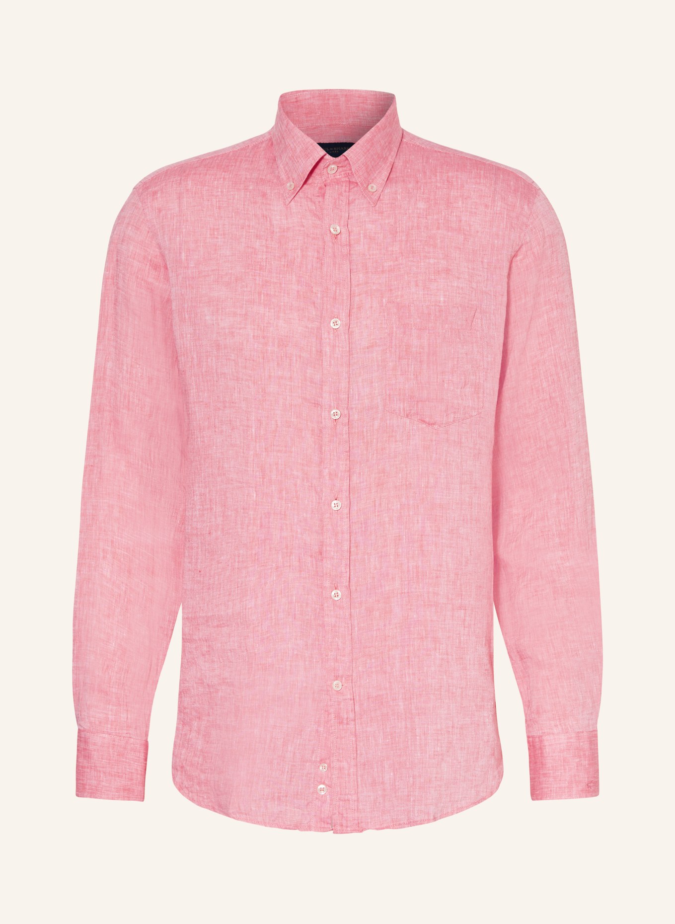 PAUL & SHARK Linen shirt regular fit, Color: SALMON (Image 1)
