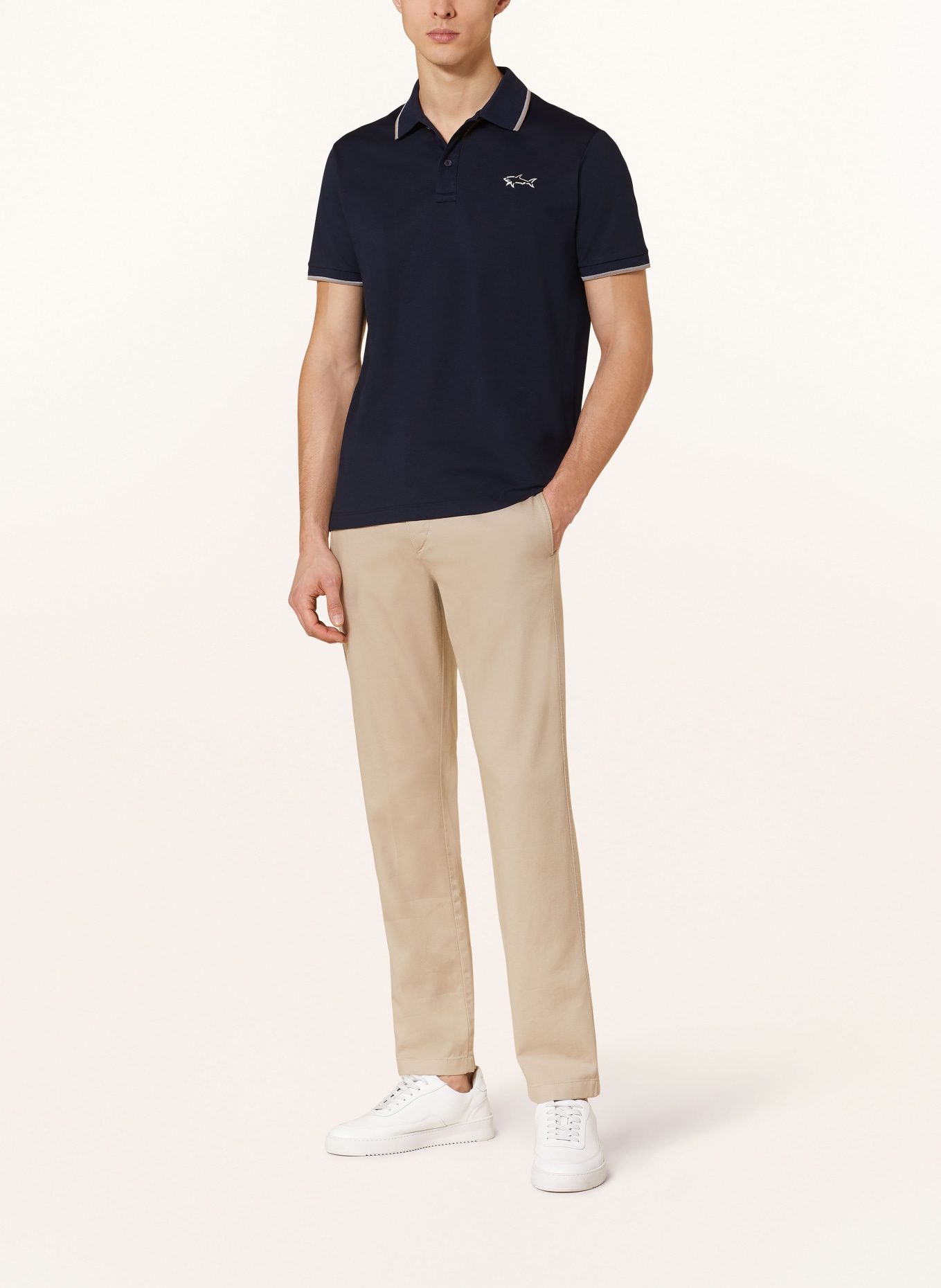 PAUL & SHARK Piqué-Poloshirt, Farbe: DUNKELBLAU (Bild 2)