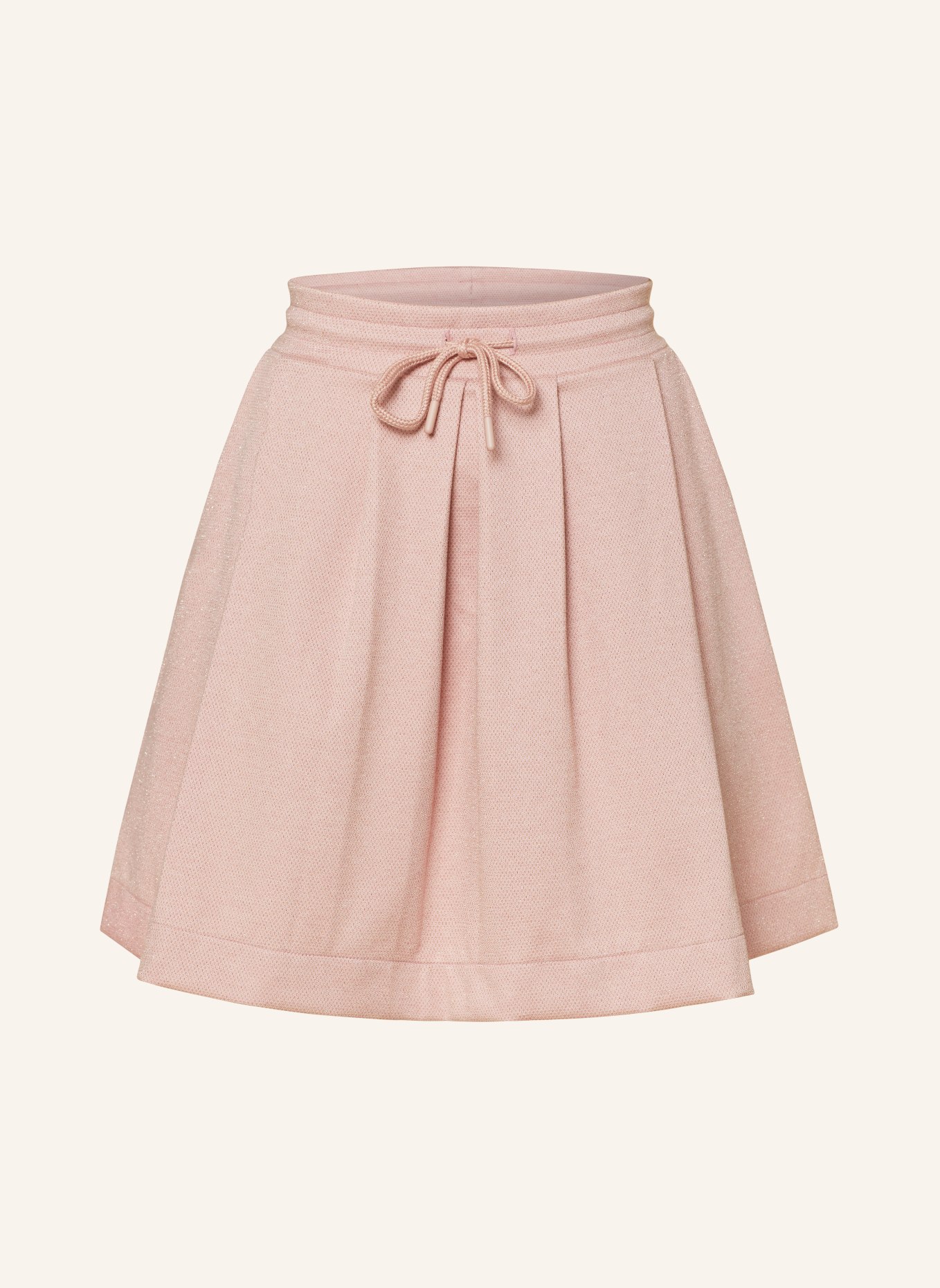 rich&royal Jersey skirt with glitter thread, Color: ROSE (Image 1)