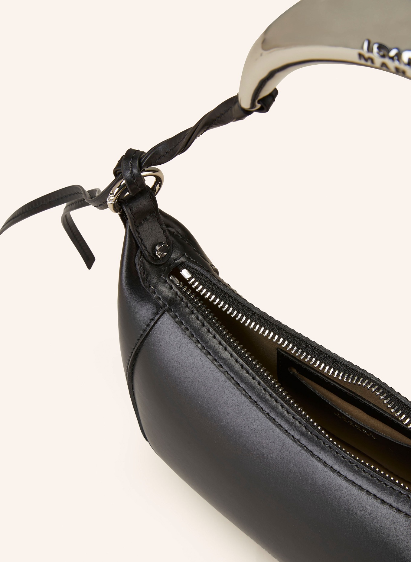 ISABEL MARANT Shoulder bag OSKAN MOON with rivets, Color: BLACK (Image 3)