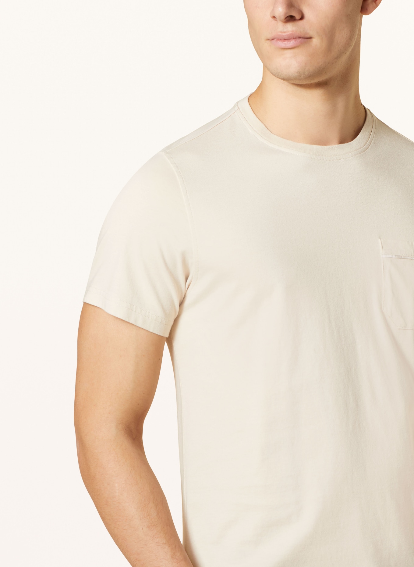 Barbour T-Shirt, Farbe: BEIGE (Bild 4)