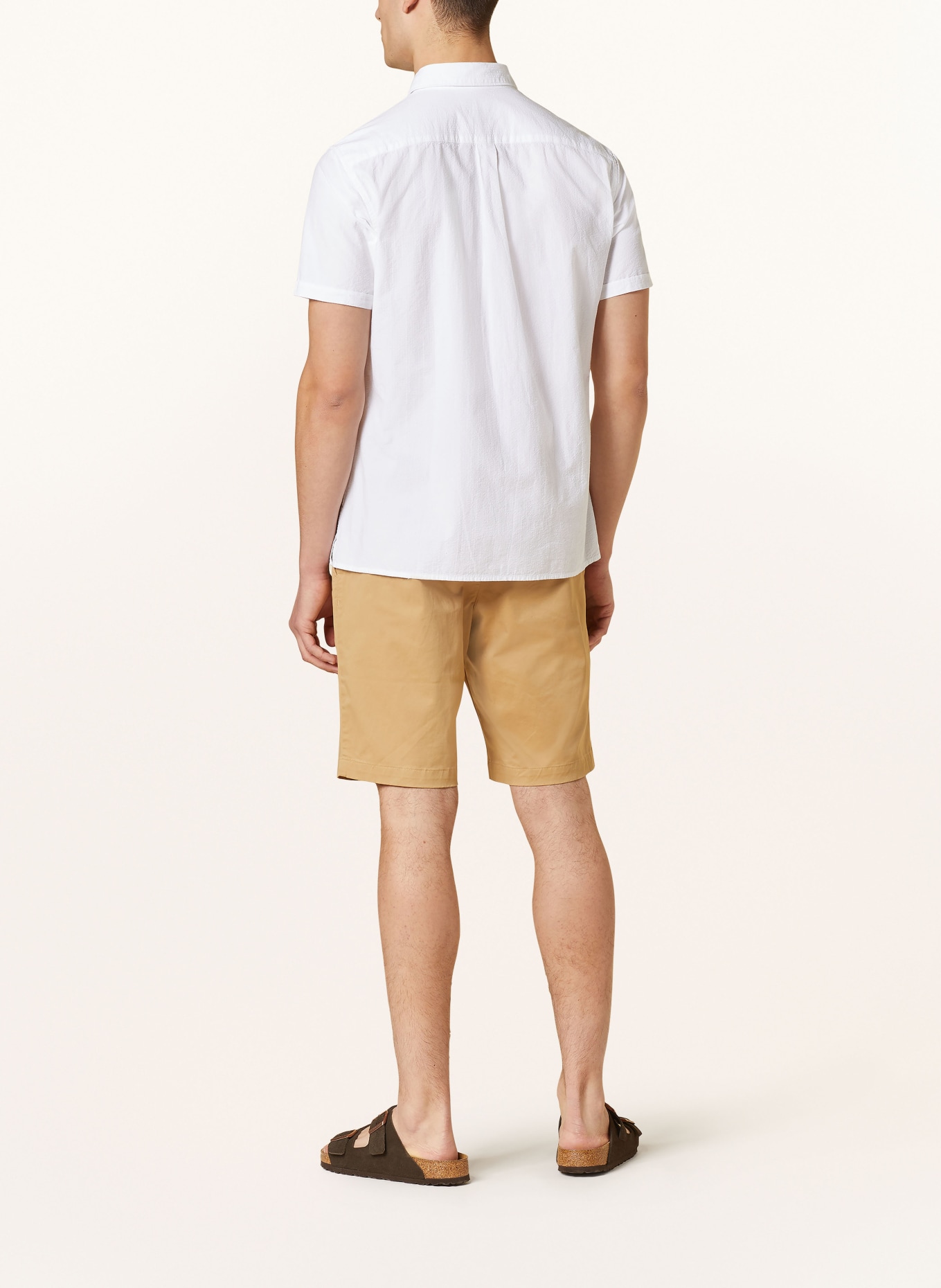 Barbour Short sleeve shirt THERMOND regular fit, Color: WHITE (Image 3)