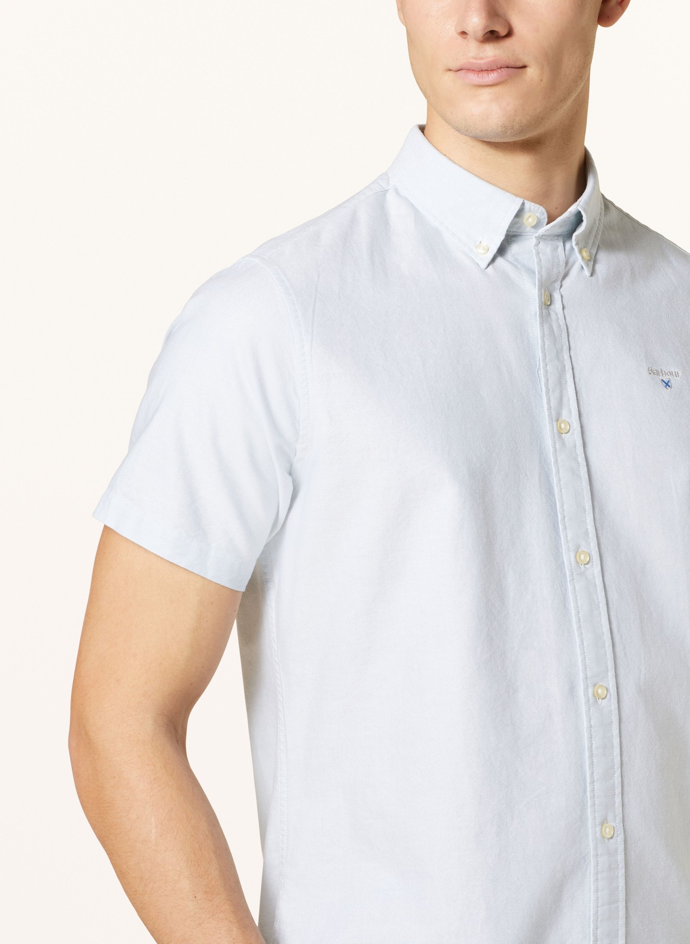 Barbour Oxford shirt tailored fit, Color: LIGHT BLUE (Image 4)