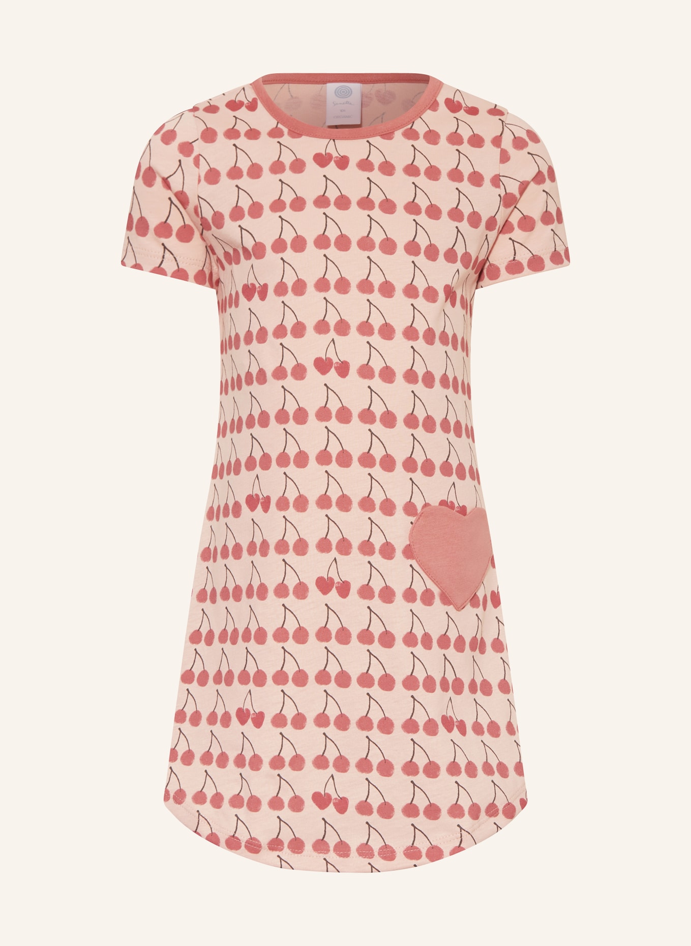 Sanetta Nachthemd, Farbe: ROSÉ/ ALTROSA (Bild 1)
