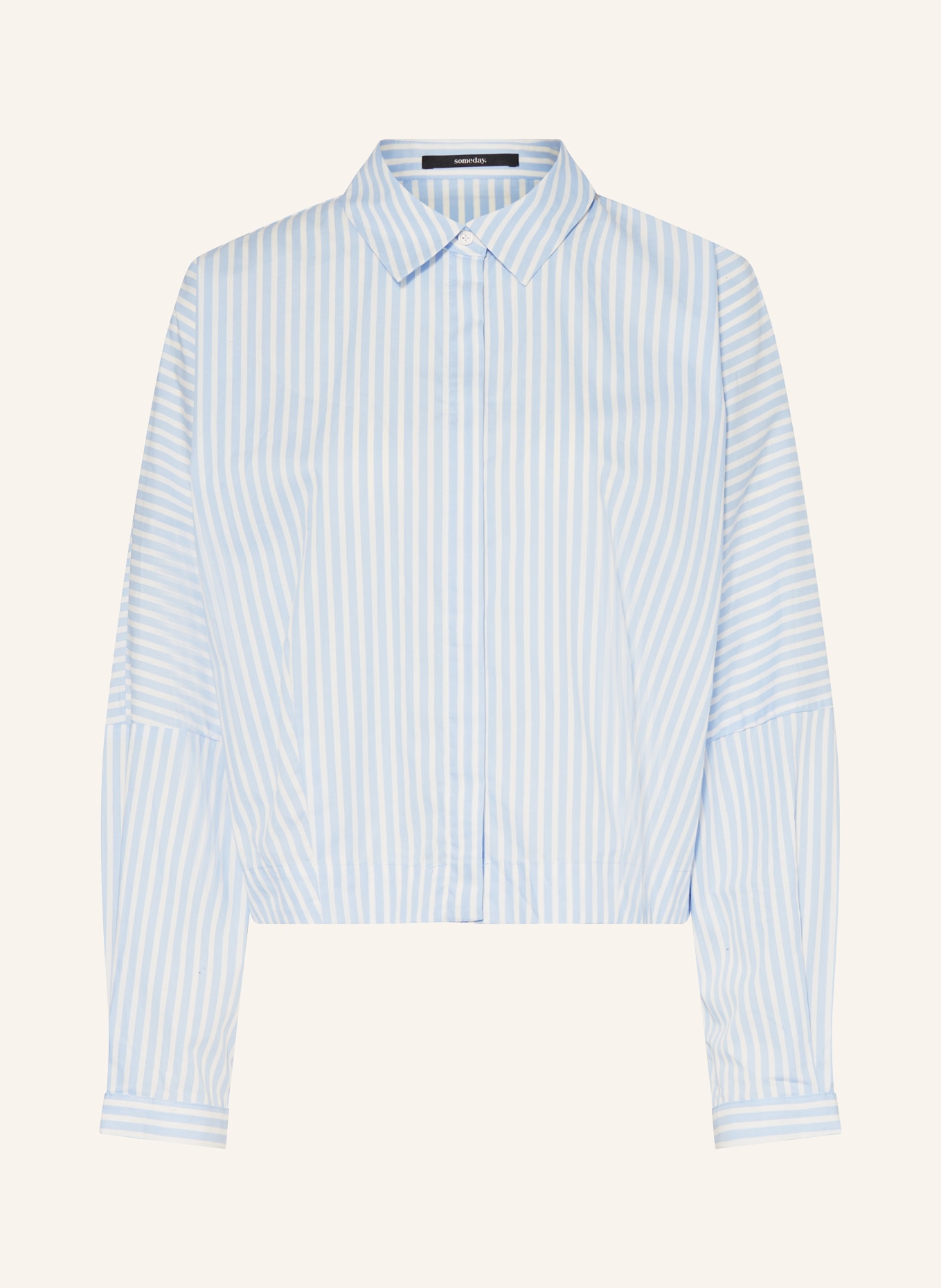 someday Shirt blouse ZESTO, Color: LIGHT BLUE/ WHITE (Image 1)