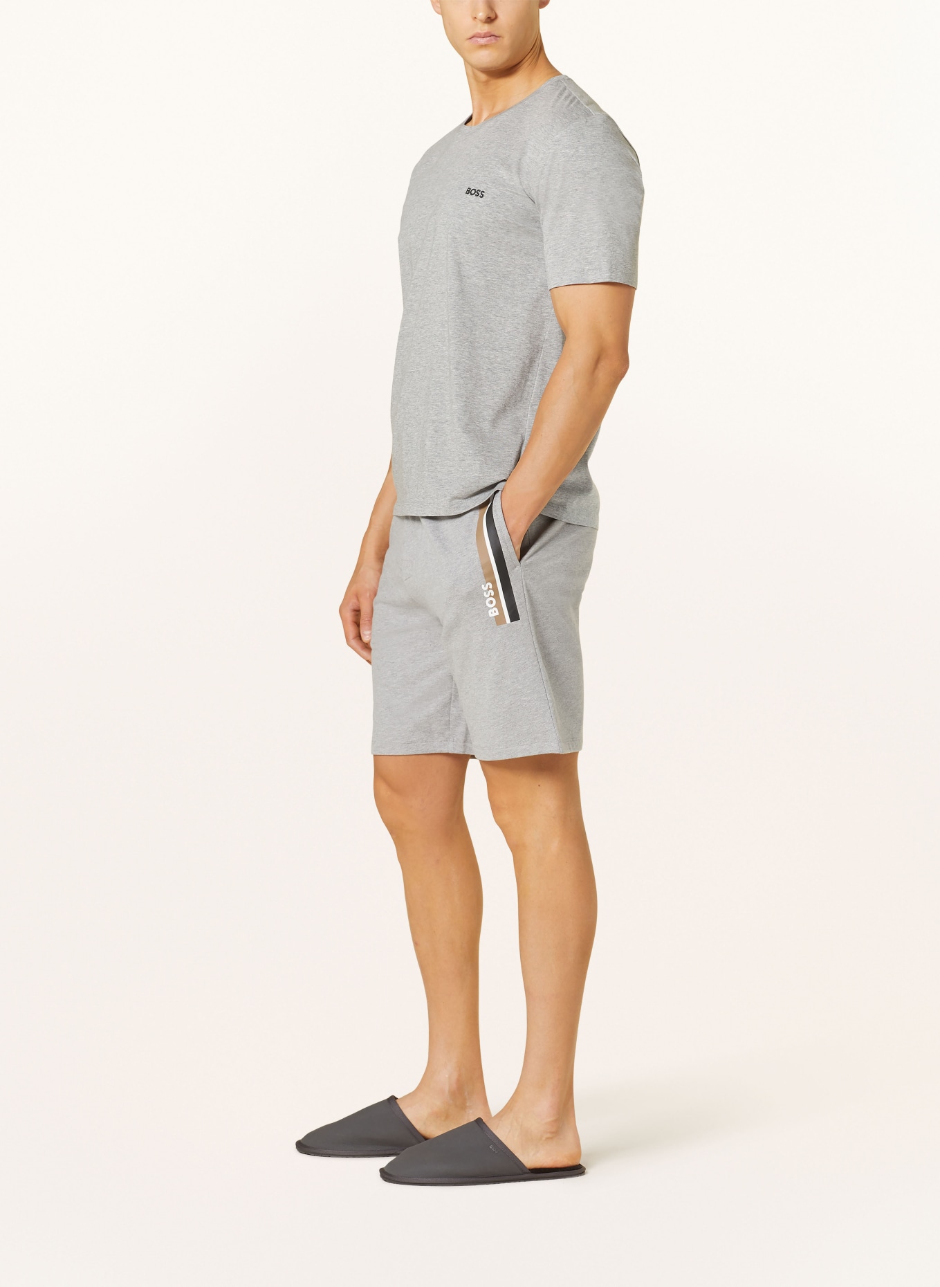 BOSS Lounge shorts AUTHENTIC, Color: GRAY (Image 4)
