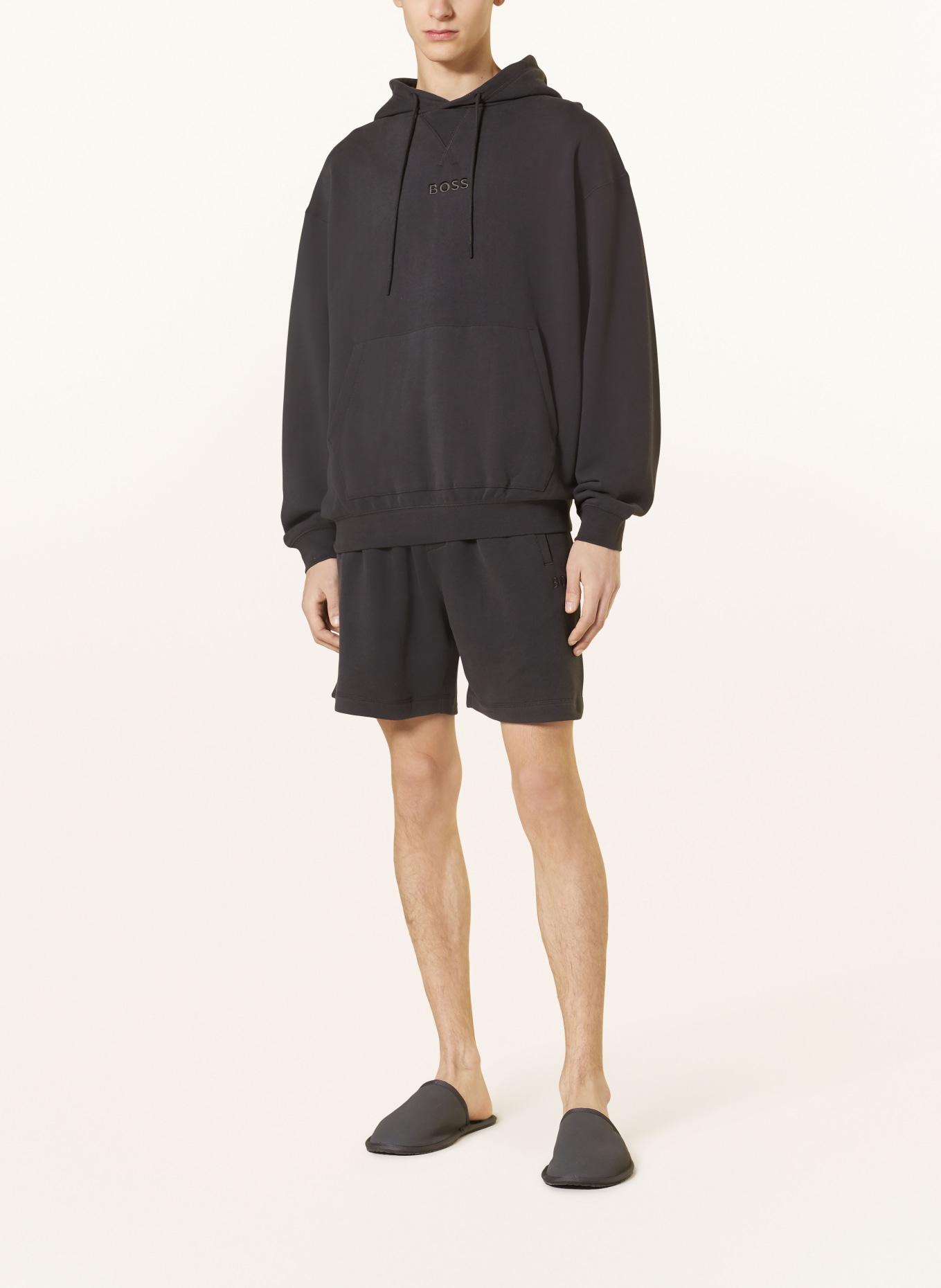 BOSS Lounge hoodie, Color: BLACK (Image 2)