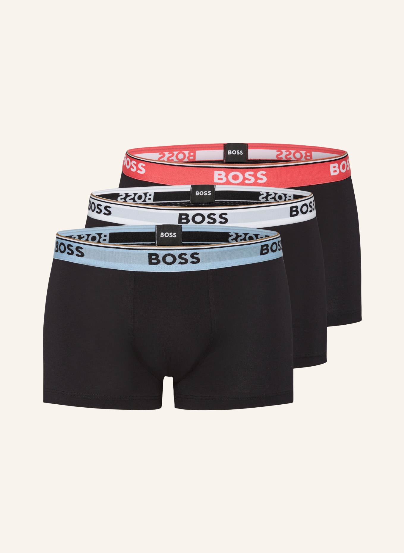 BOSS 3er-Pack Boxershorts, Farbe: SCHWARZ (Bild 1)