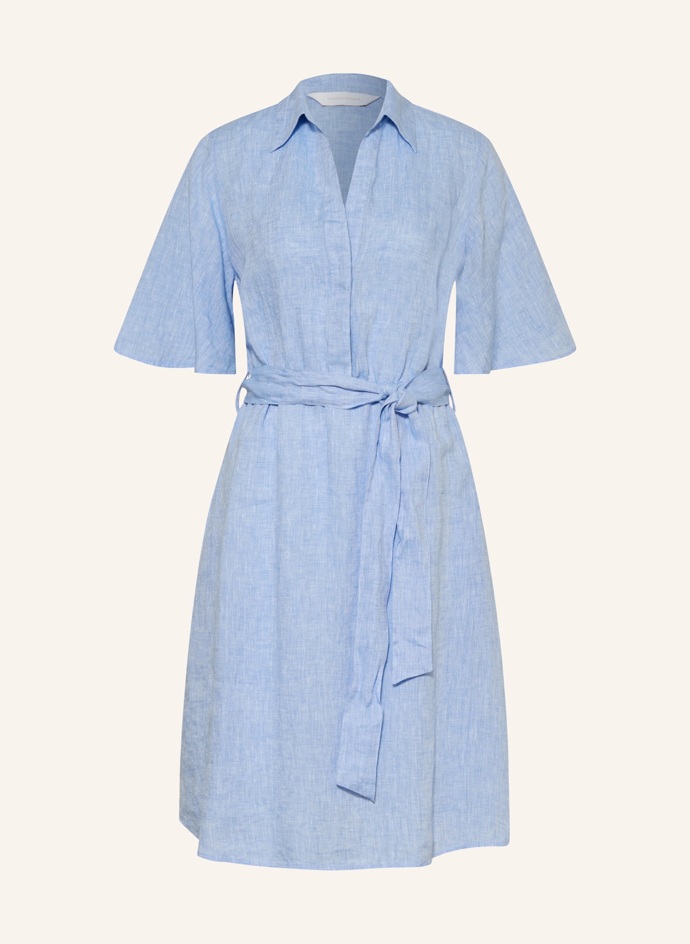 ROBERT FRIEDMAN Linen dress ILARYL, Color: LIGHT BLUE (Image 1)