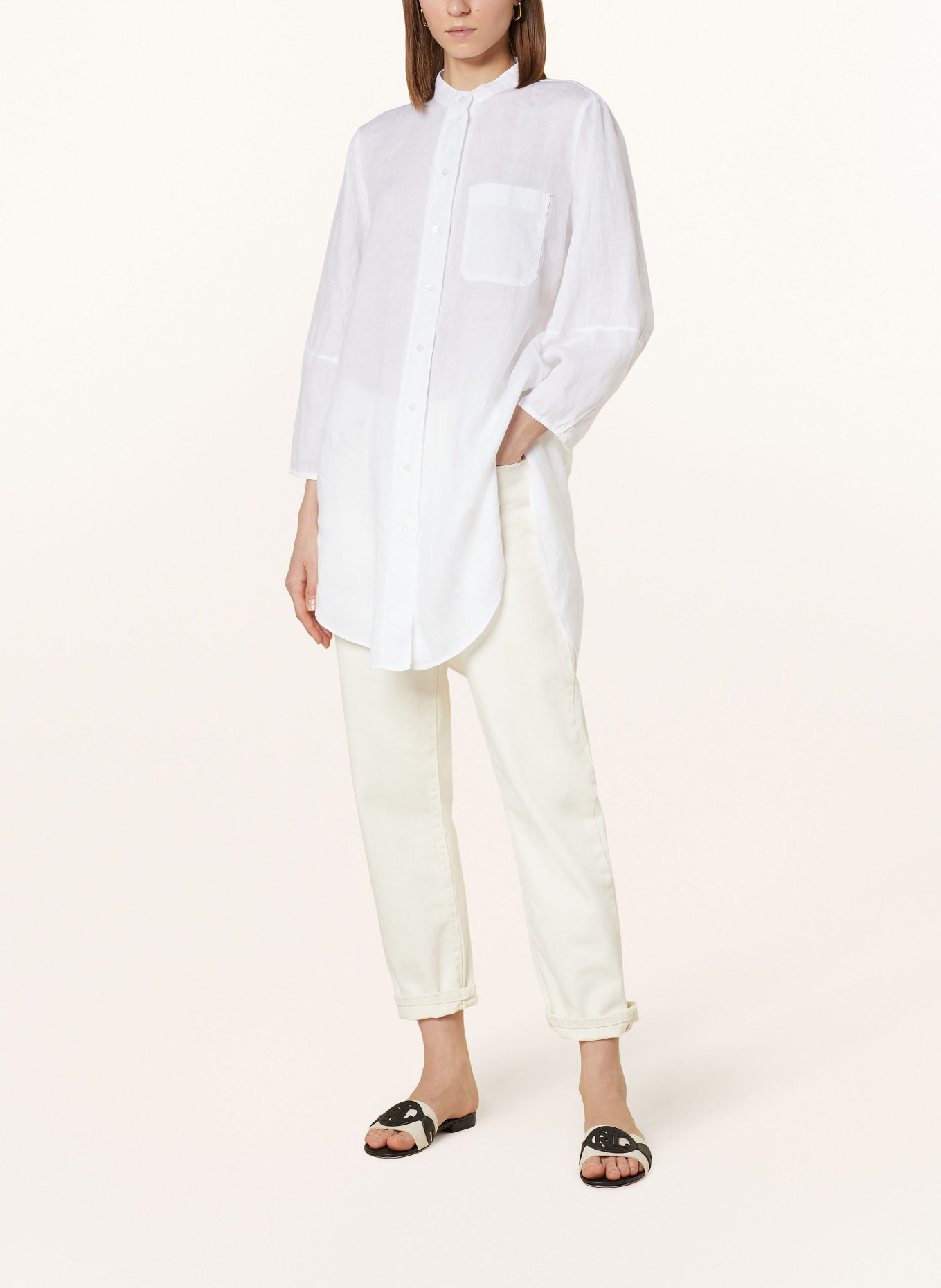 ROBERT FRIEDMAN Linen blouse, Color: WHITE (Image 2)