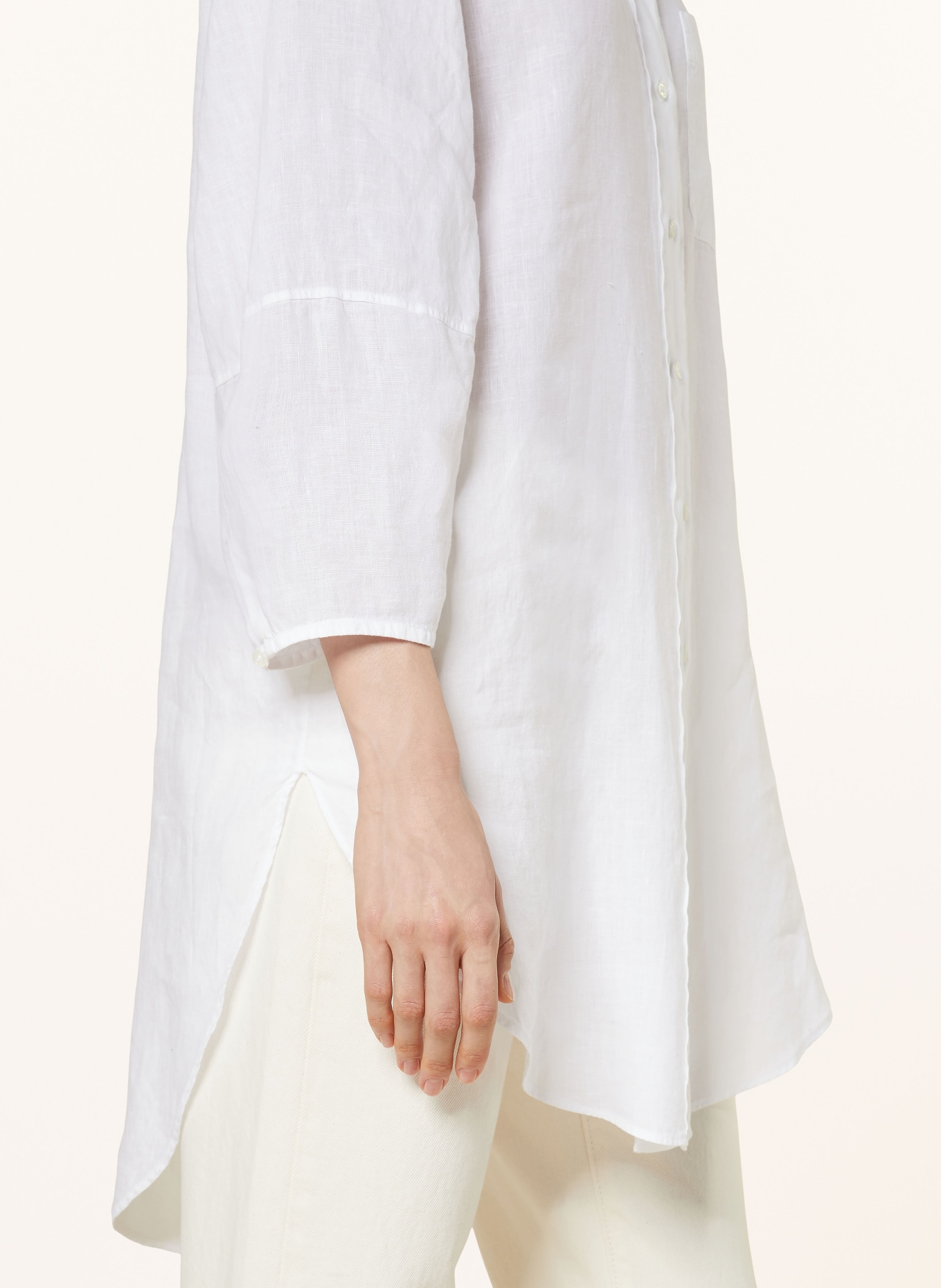 ROBERT FRIEDMAN Linen blouse, Color: WHITE (Image 4)