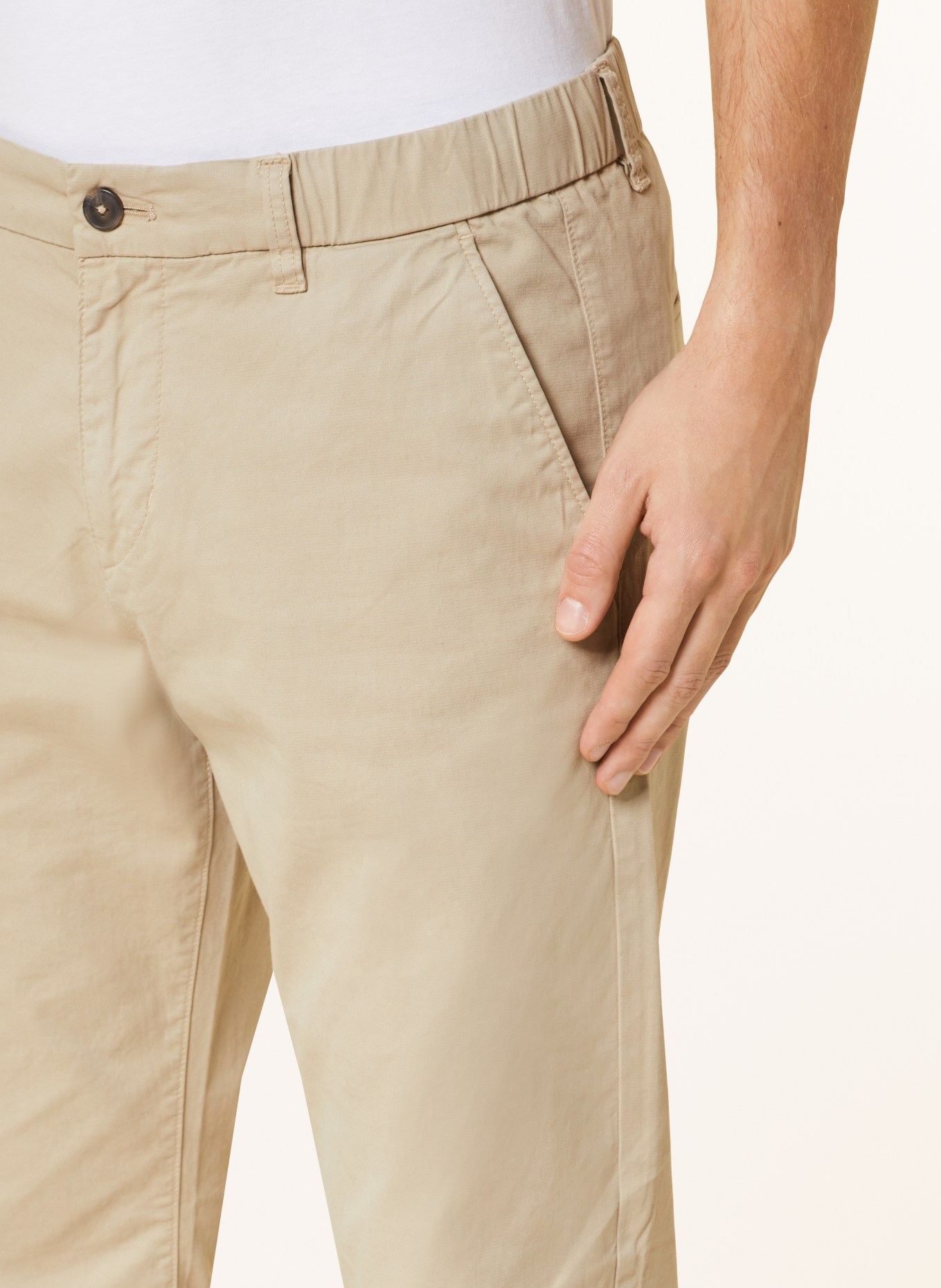 Marc O'Polo Chino kalhoty OSBY Tapered Fit, Barva: SVĚTLE HNĚDÁ (Obrázek 5)