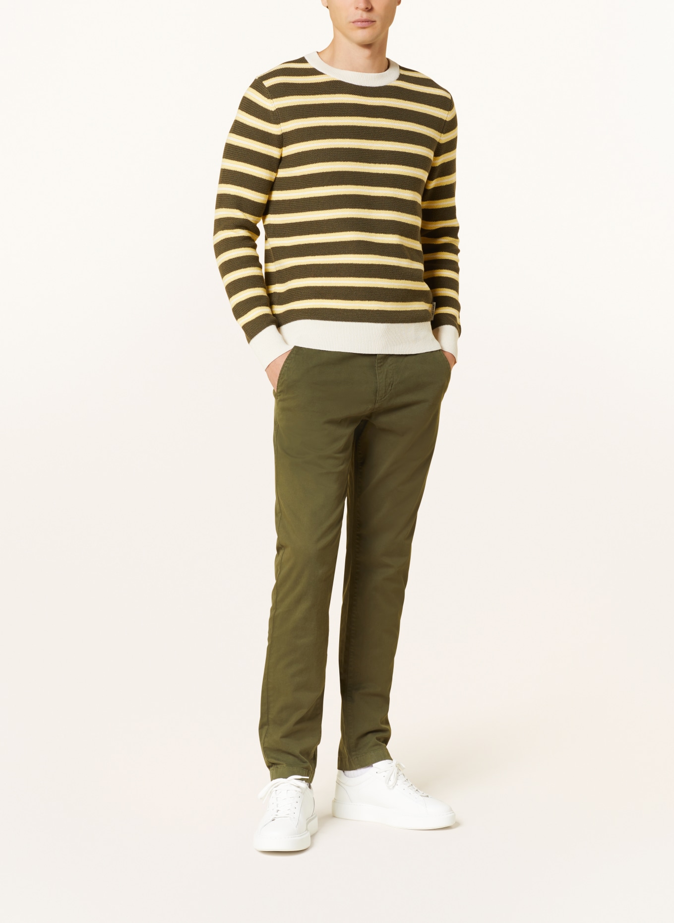 Marc O'Polo Chinos OSBY tapered fit, Color: OLIVE (Image 2)