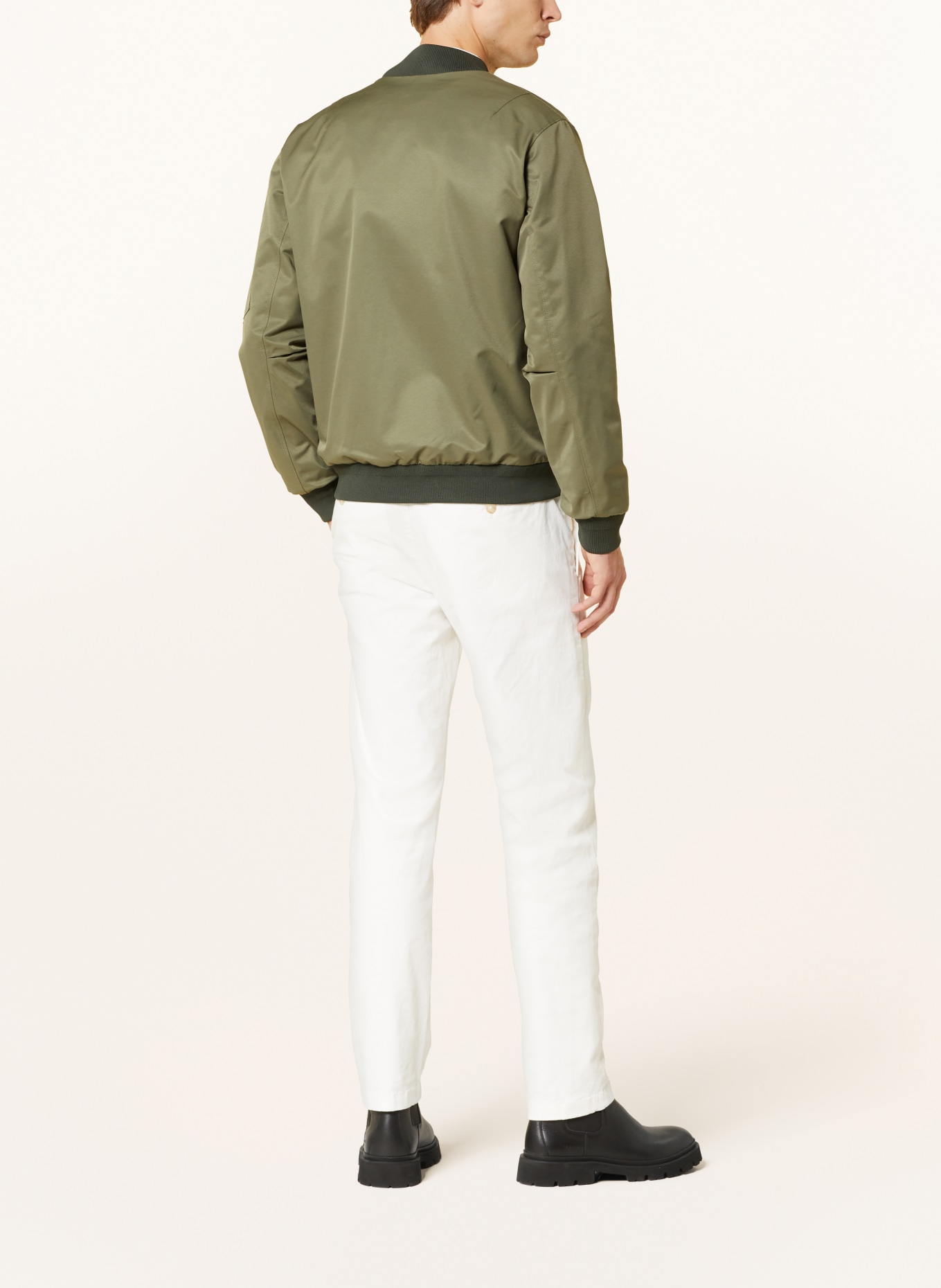 Marc O'Polo Bomber jacket ESSENTIAL, Color: OLIVE (Image 3)
