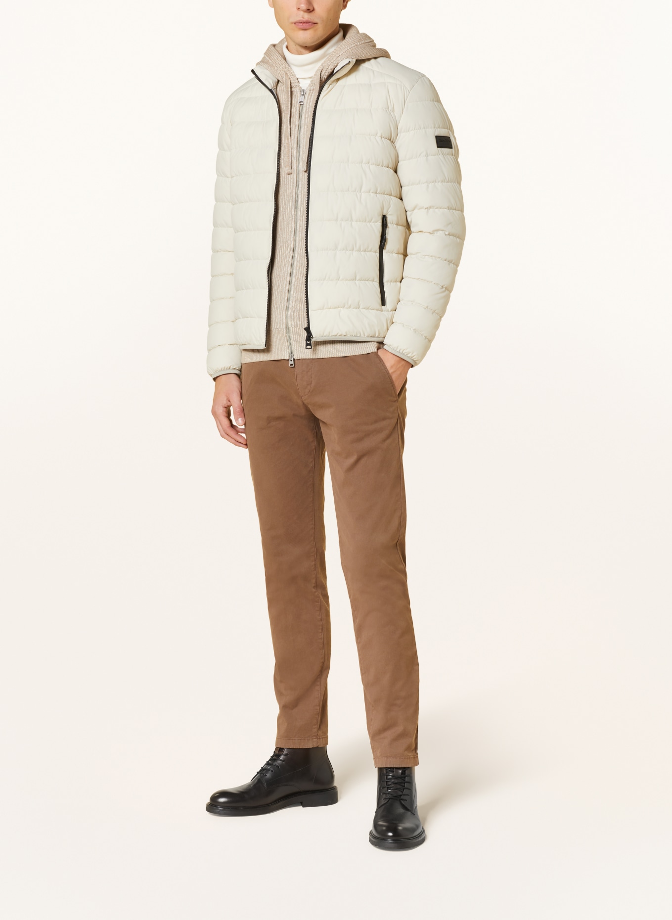 Marc O'Polo Quilted jacket, Color: 133 linen white (Image 2)