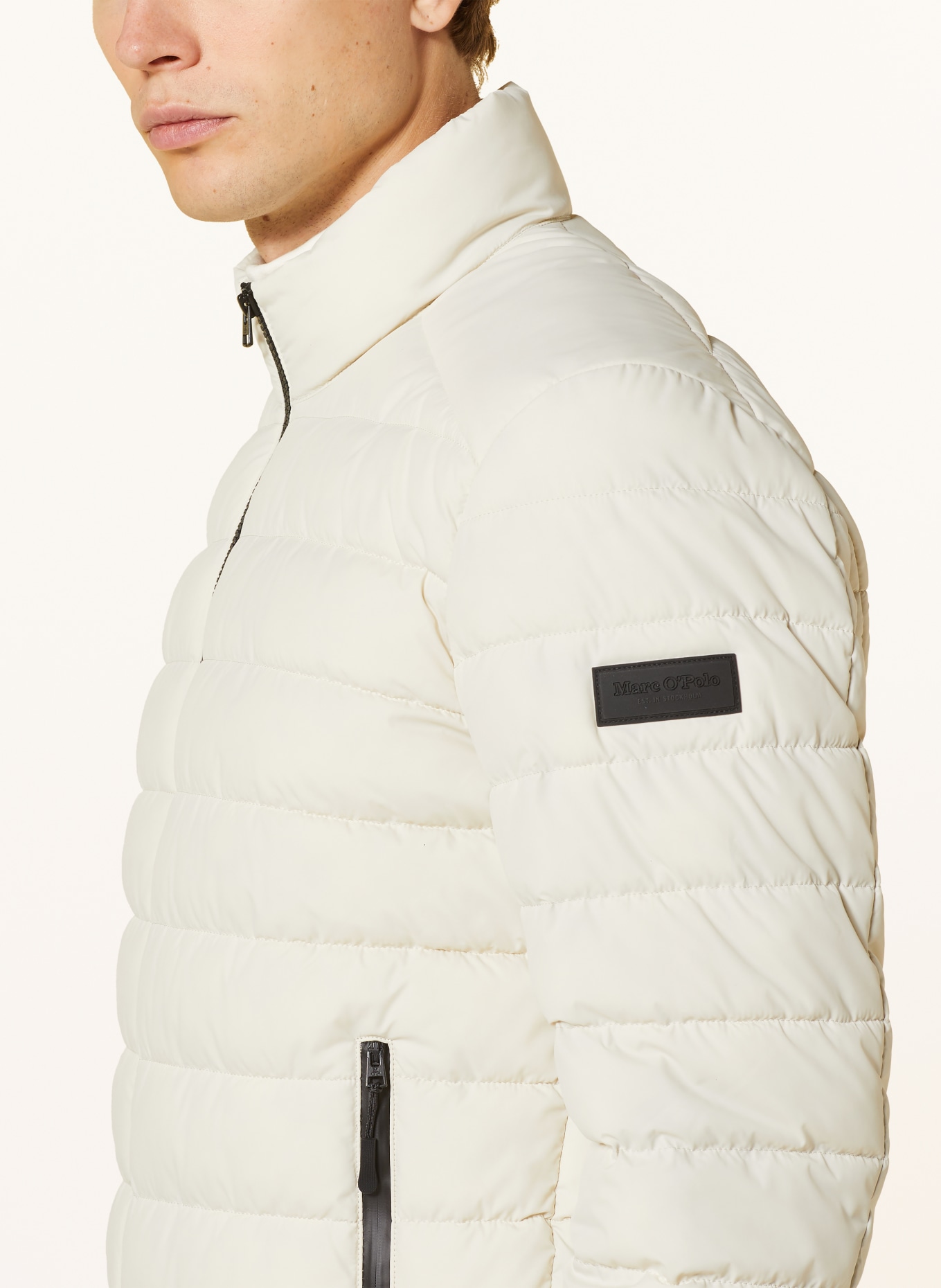 Marc O'Polo Quilted jacket, Color: 133 linen white (Image 4)