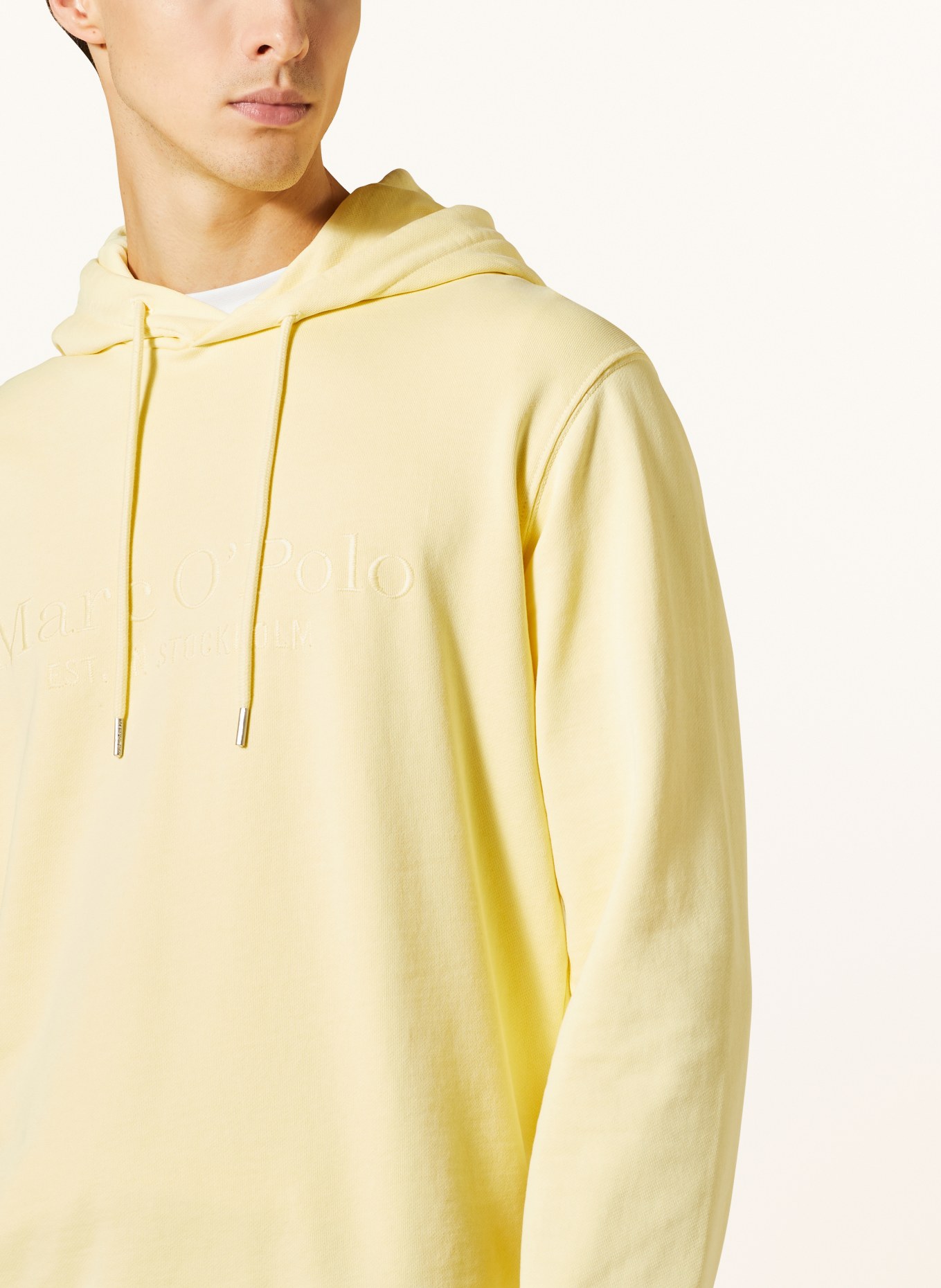 Light yellow hoodie sale