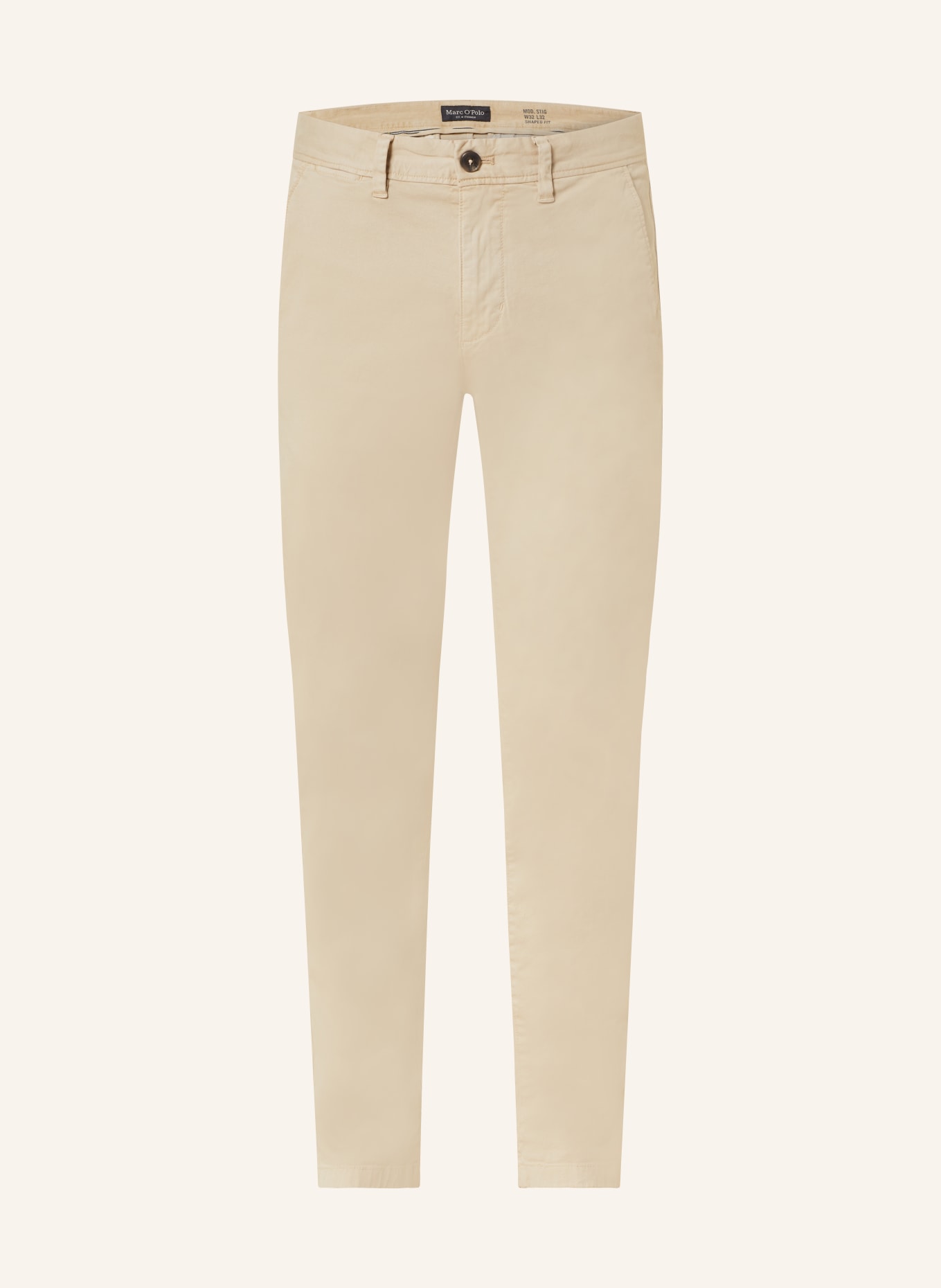 Marc O'Polo Chinos STIG shaped fit, Color: LIGHT BROWN (Image 1)
