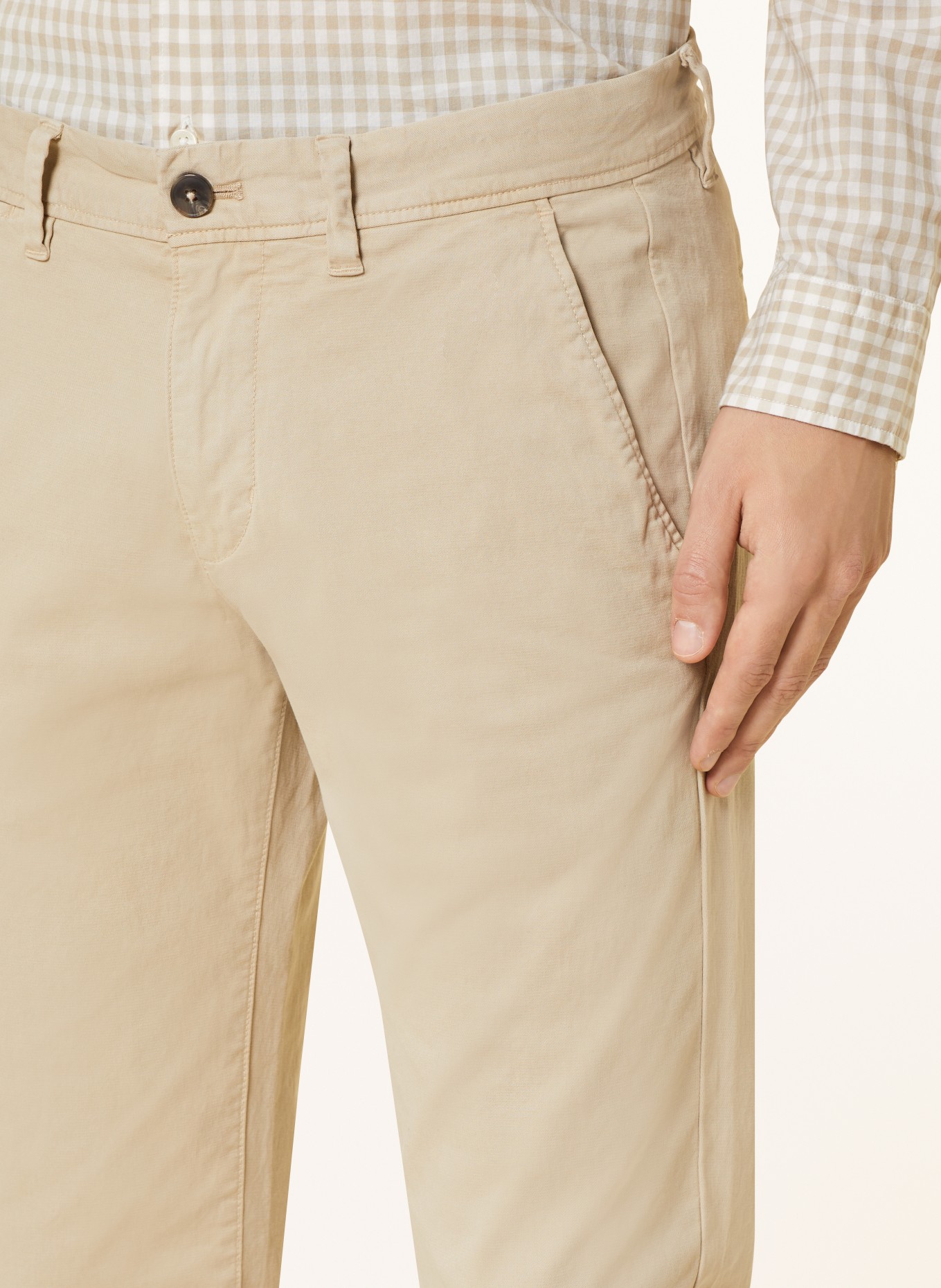 Marc O'Polo Chinos STIG shaped fit, Color: LIGHT BROWN (Image 6)