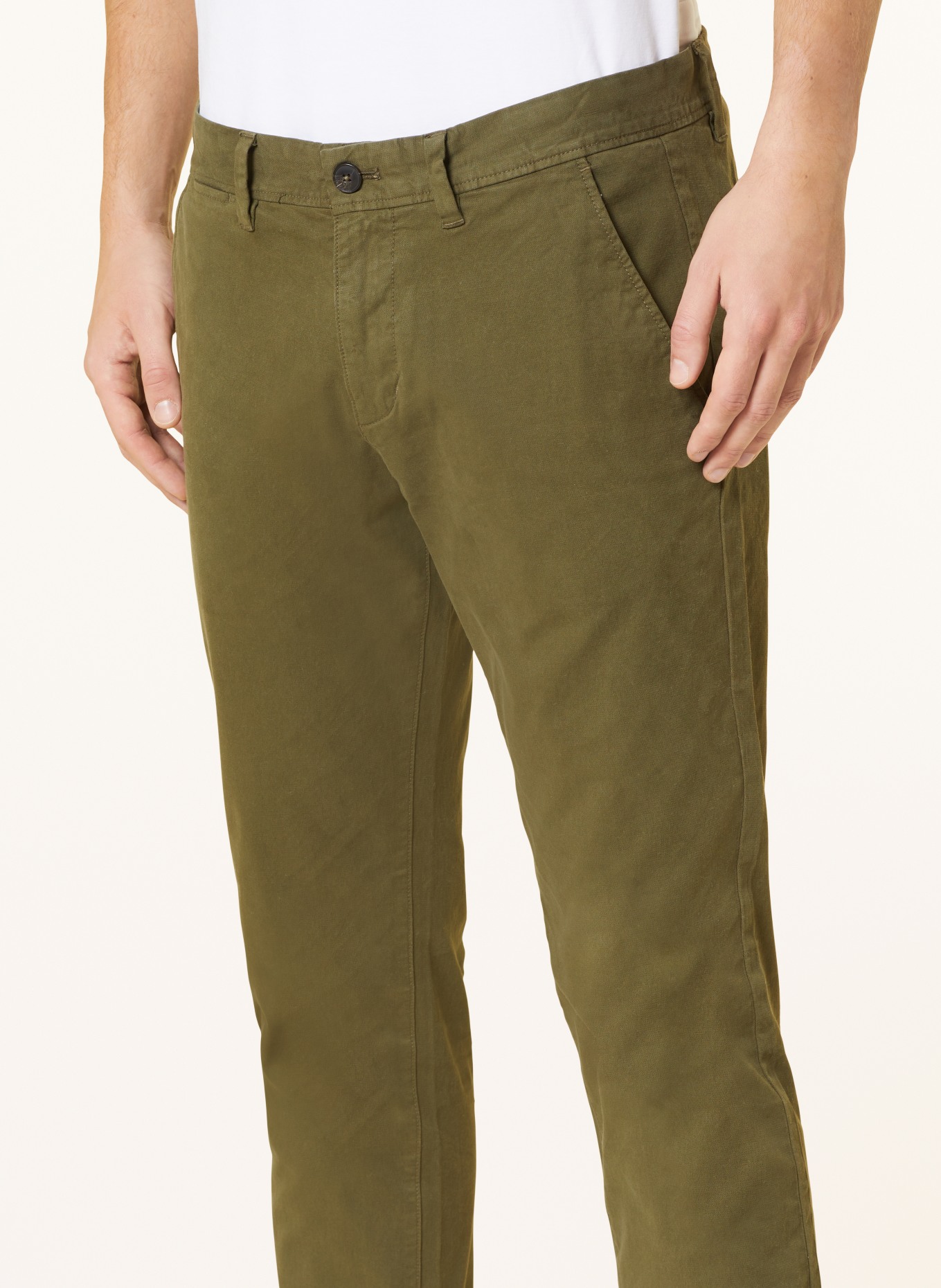 Marc O'Polo Chino STIG Shaped Fit, Farbe: OLIV (Bild 5)