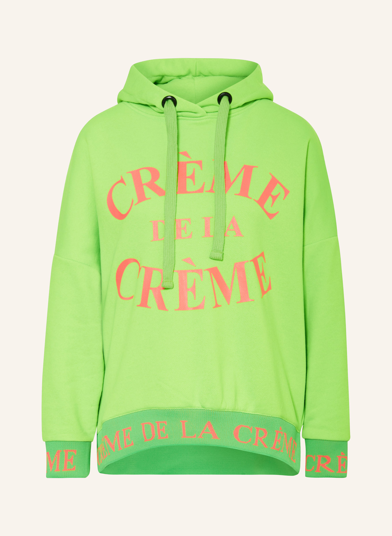 miss goodlife Hoodie, Color: NEON GREEN (Image 1)