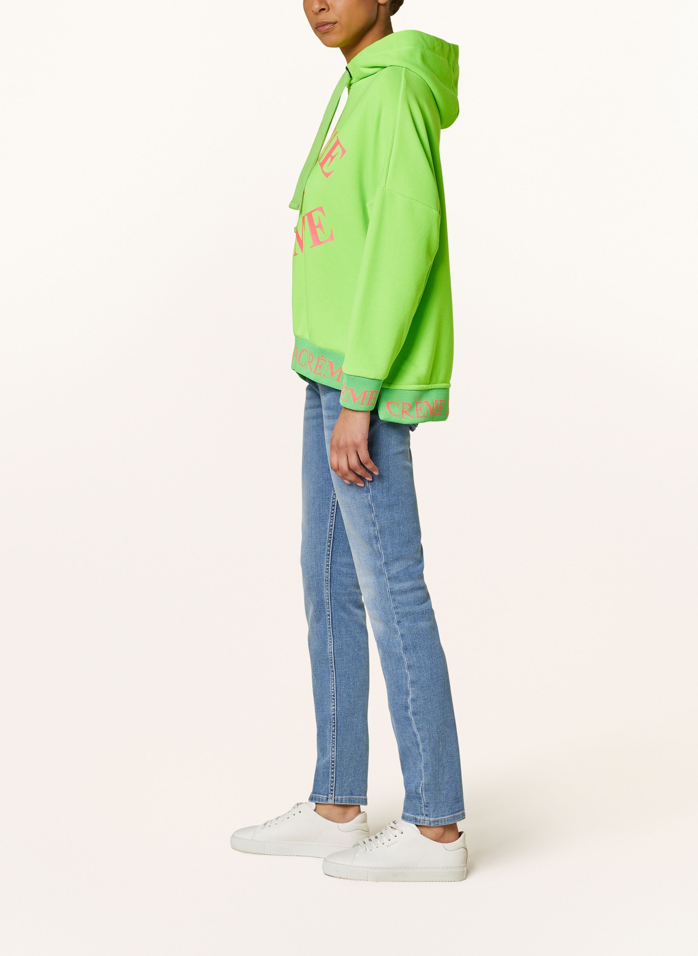 miss goodlife Hoodie, Color: NEON GREEN (Image 4)