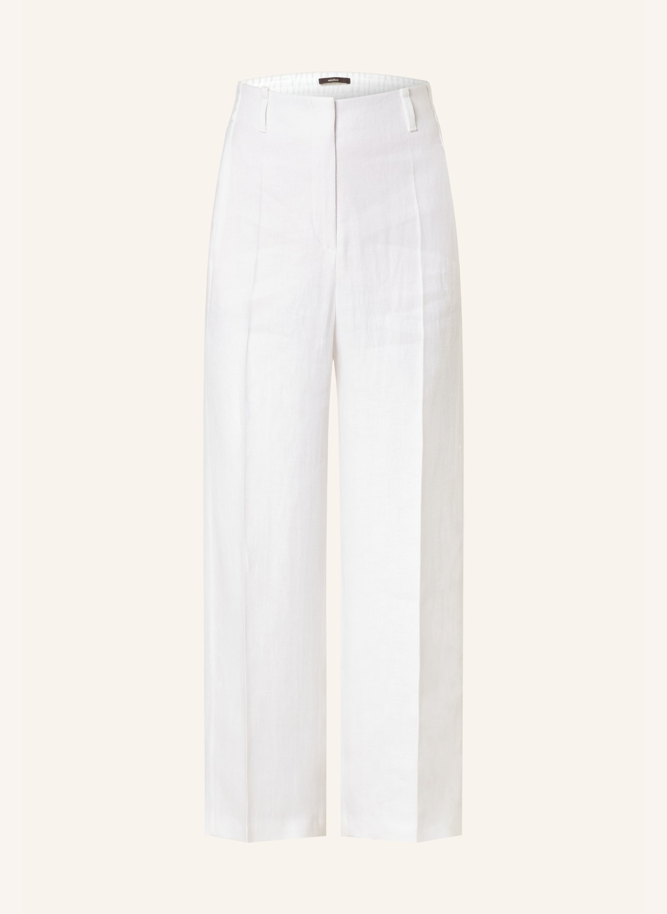 windsor. Linen culottes, Color: WHITE (Image 1)