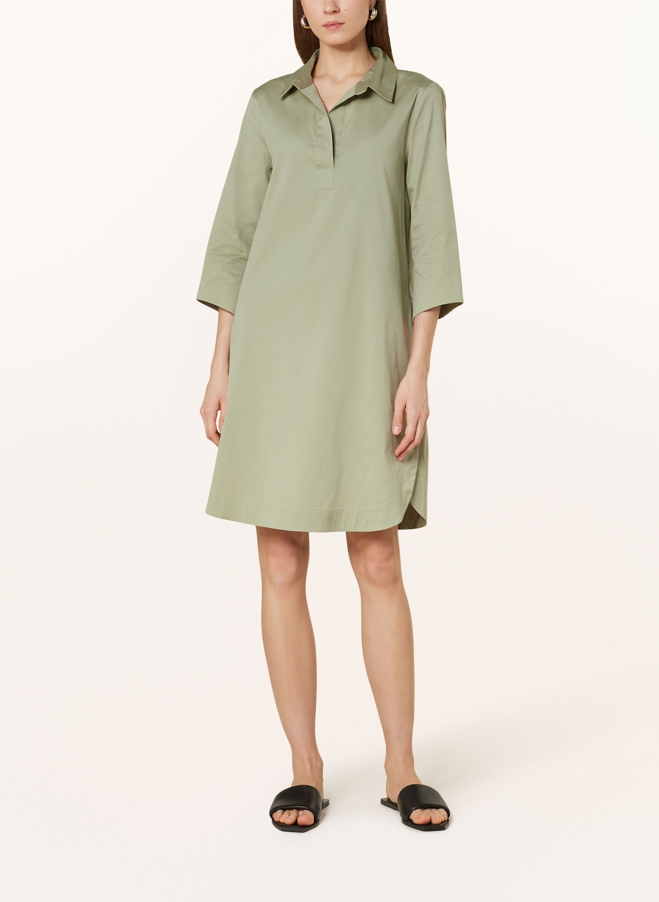windsor. Dress with 3/4 sleeves, Color: LIGHT GREEN (Image 2)