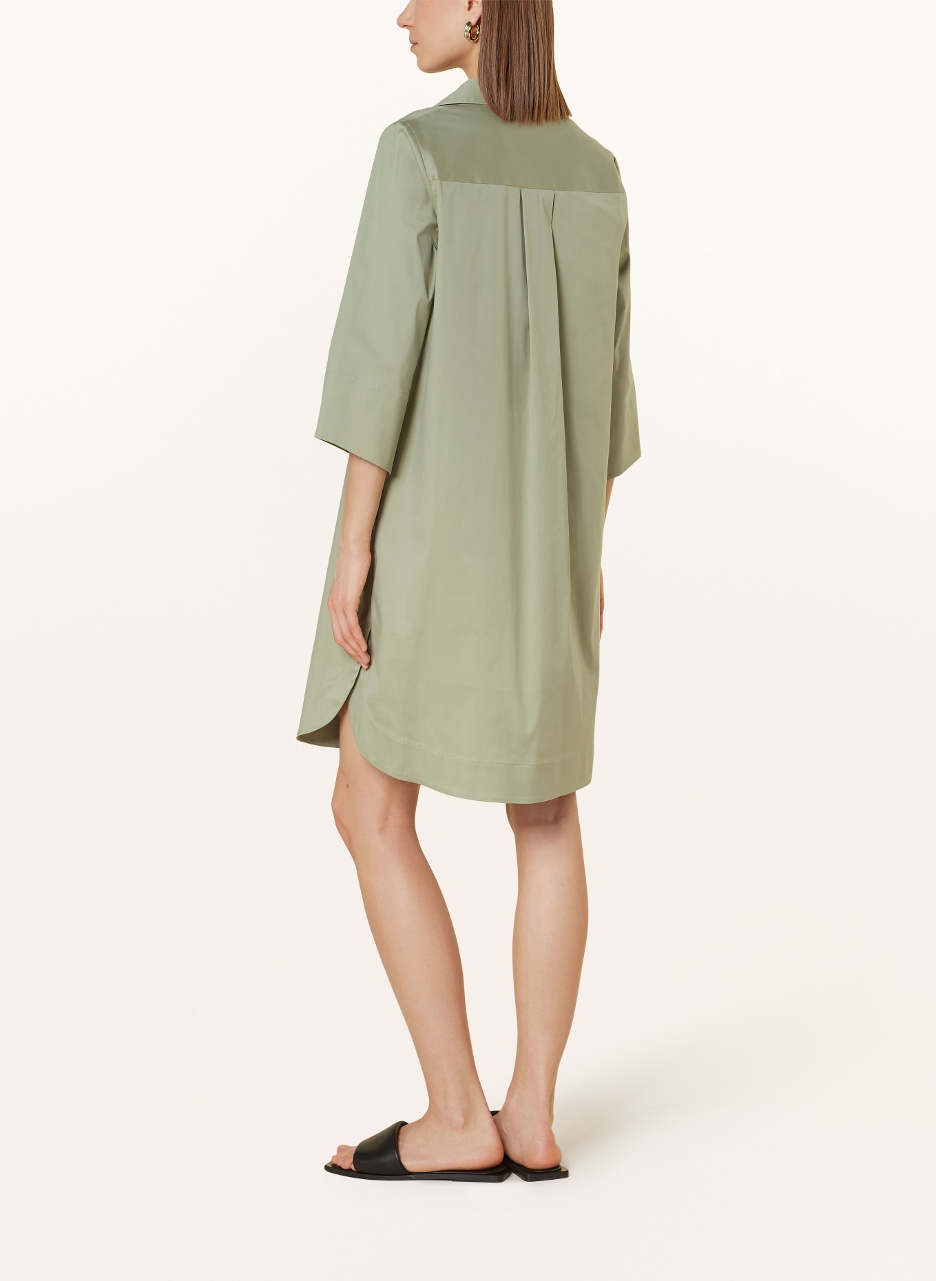windsor. Dress with 3/4 sleeves, Color: LIGHT GREEN (Image 3)