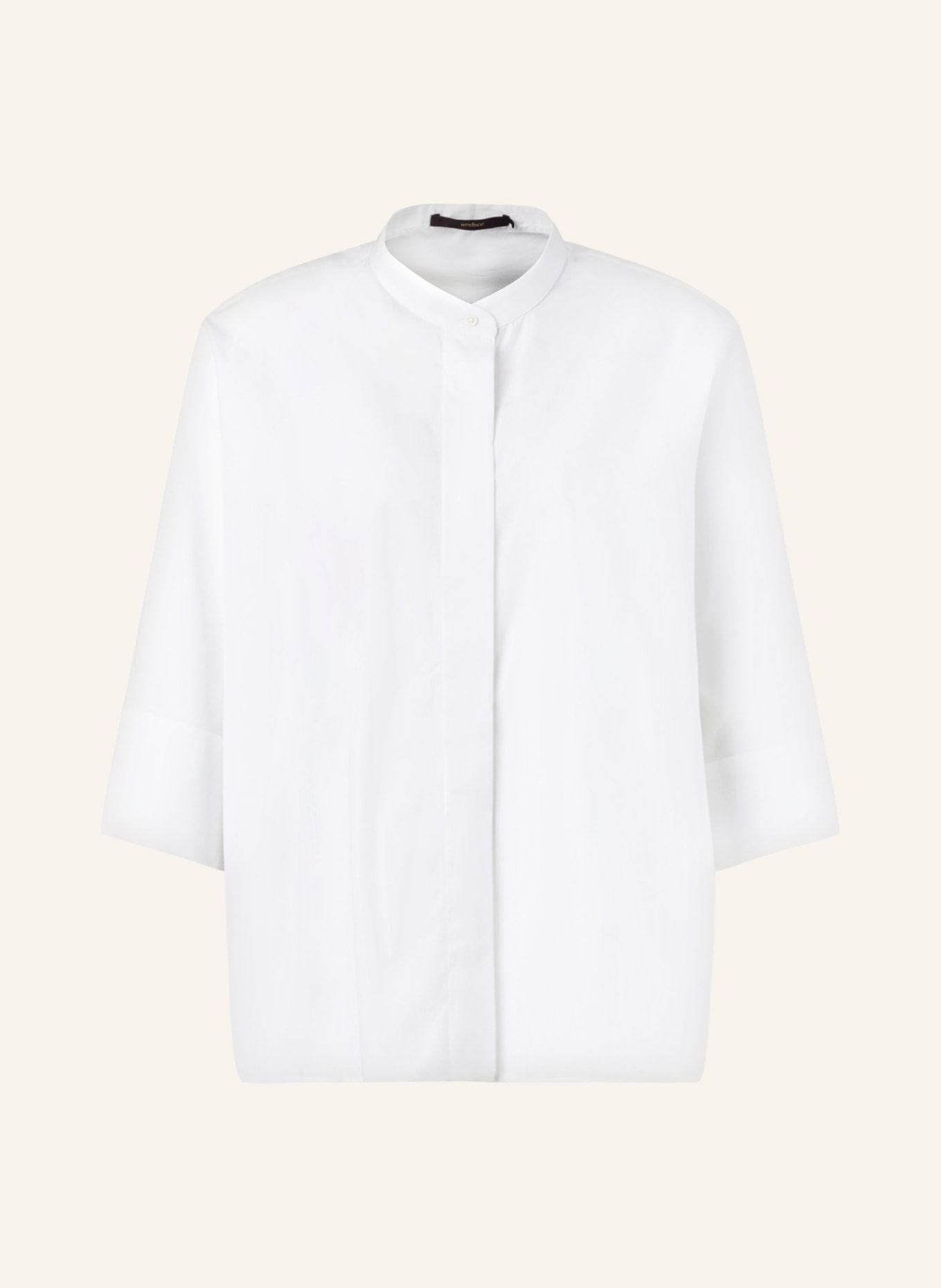 windsor. Blouse with 3/4 sleeves, Color: WHITE (Image 1)
