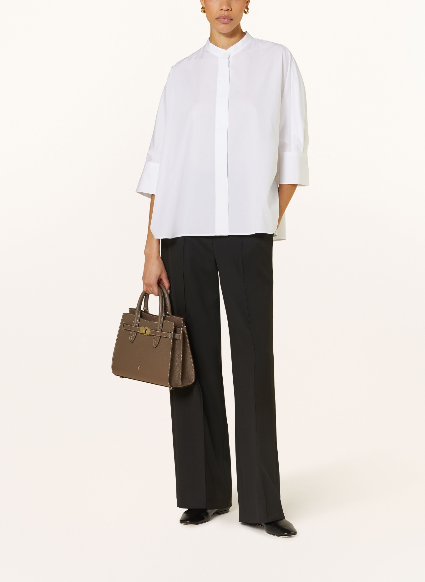 windsor. Blouse with 3/4 sleeves, Color: WHITE (Image 2)