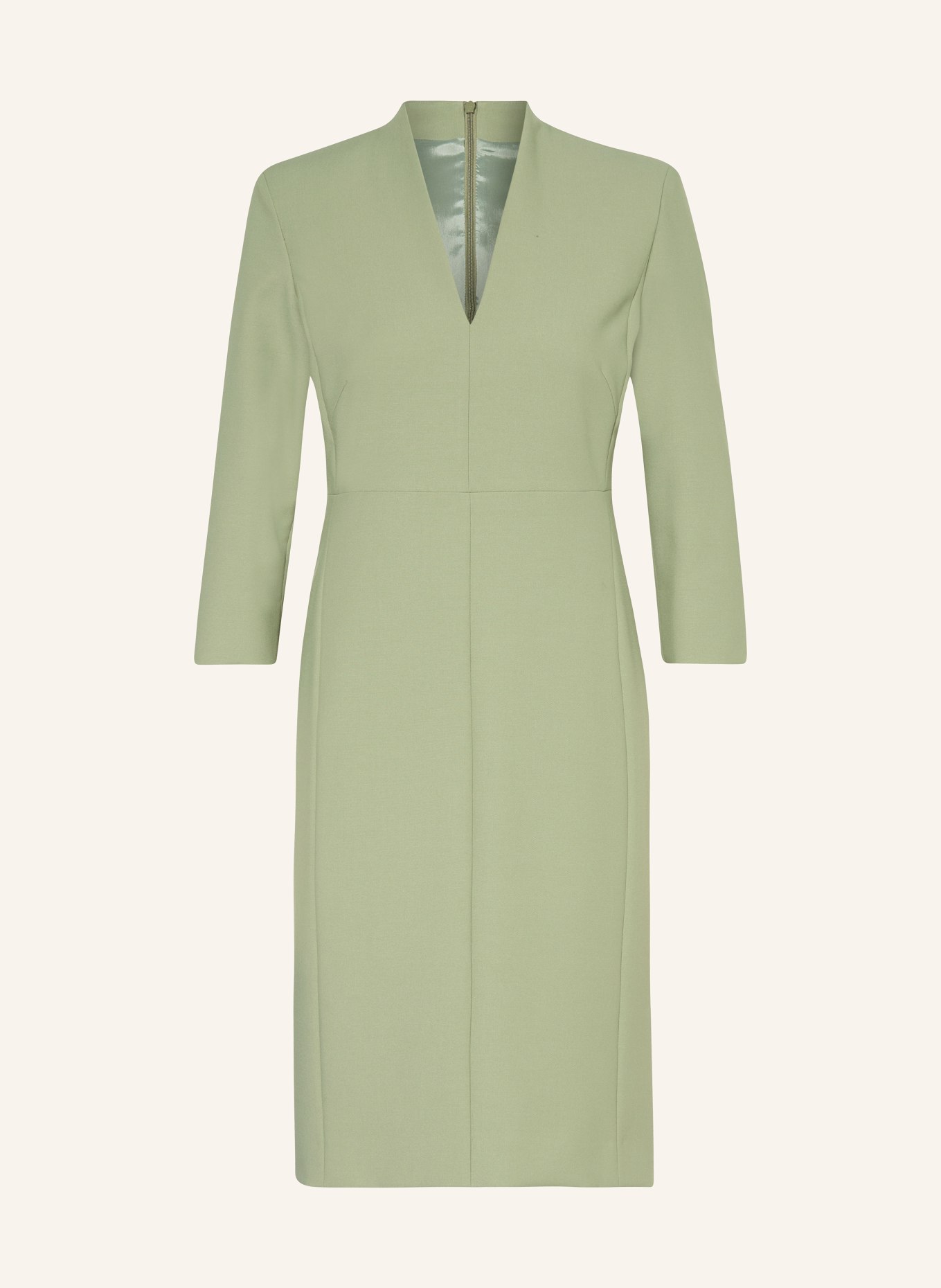 windsor. Kleid mit 3/4-Arm: HELLGRÜN
