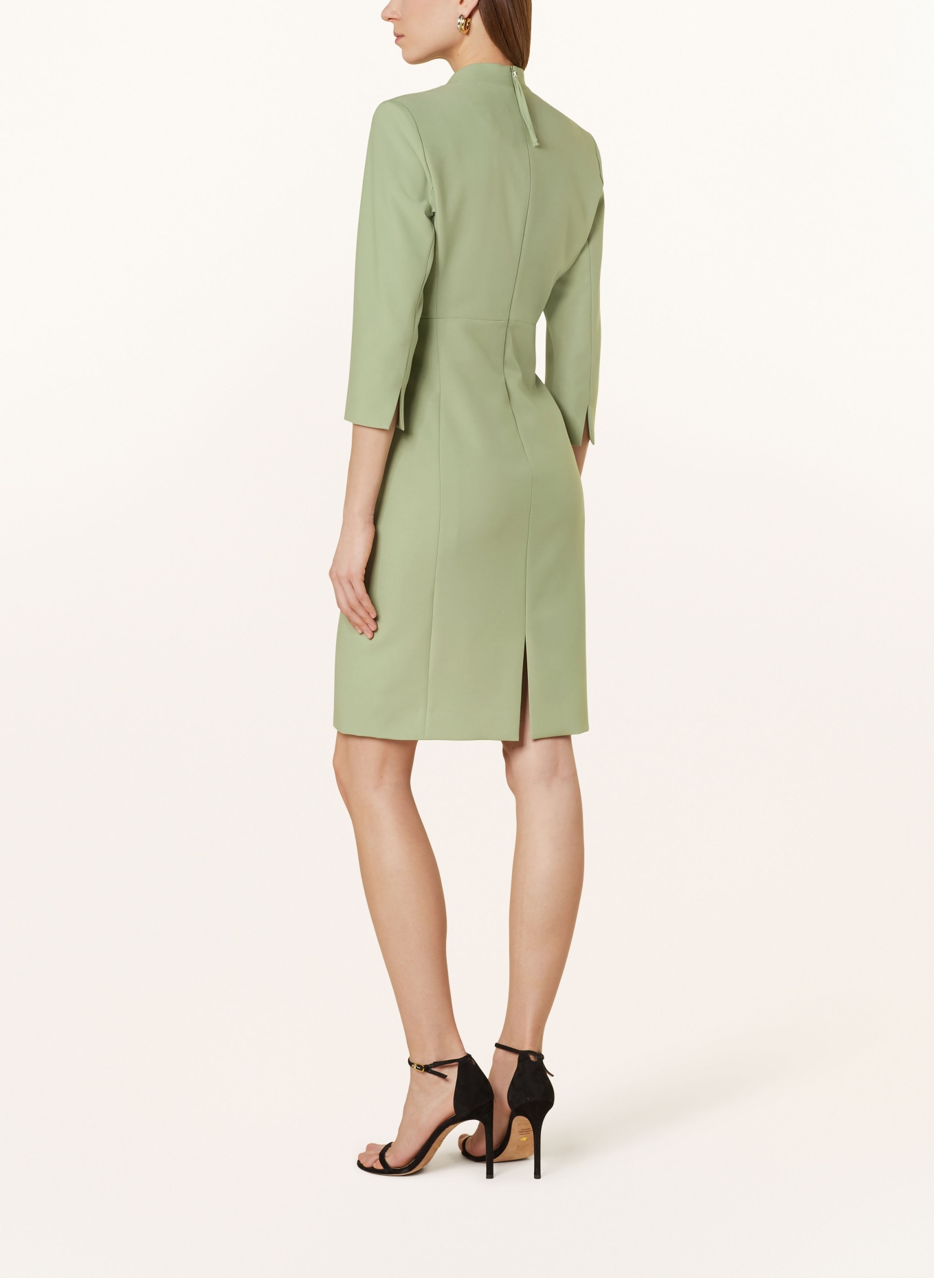 windsor. Kleid mit 3/4-Arm: HELLGRÜN