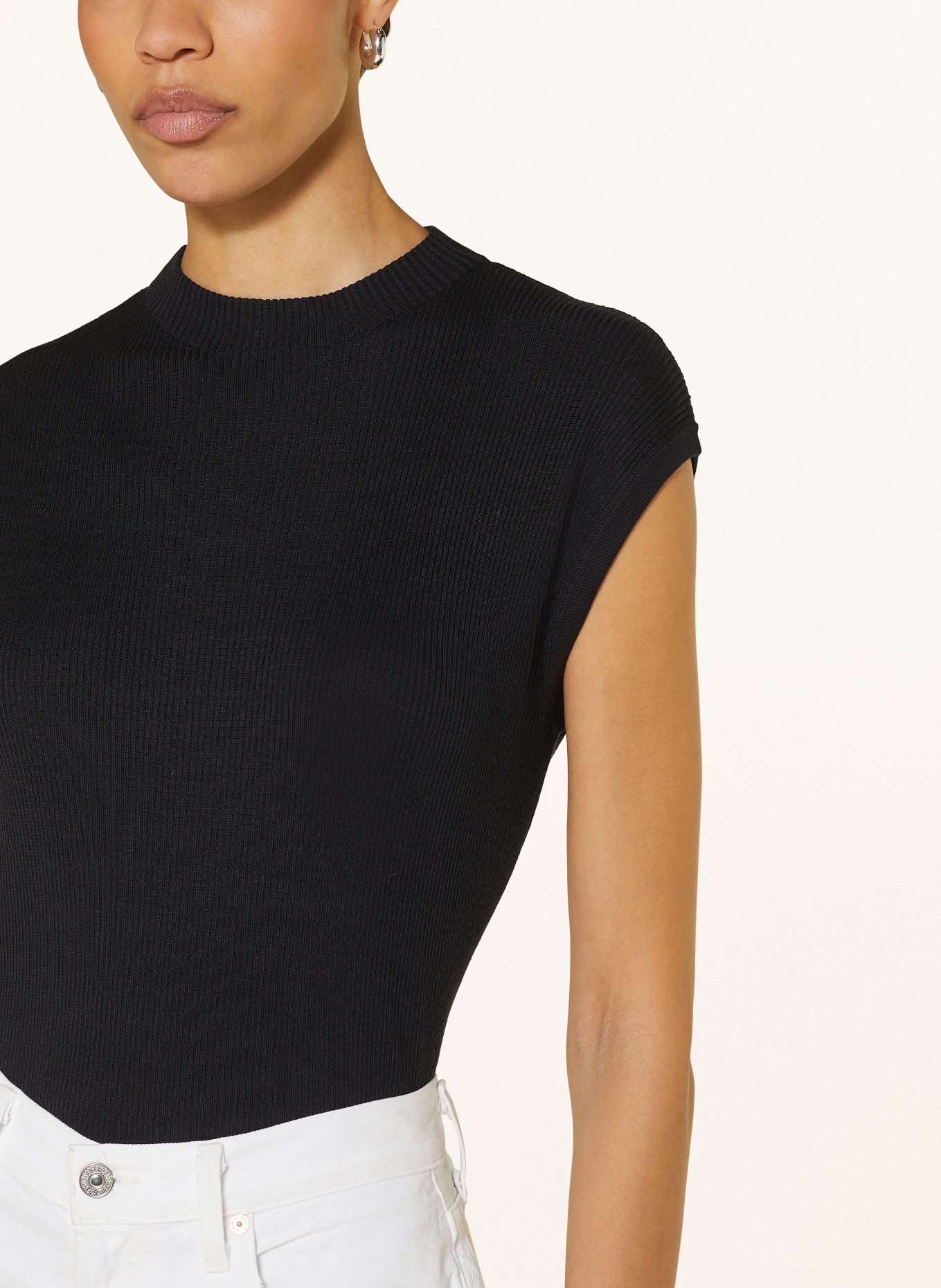 windsor. Knit top made of silk, Color: DARK BLUE (Image 4)