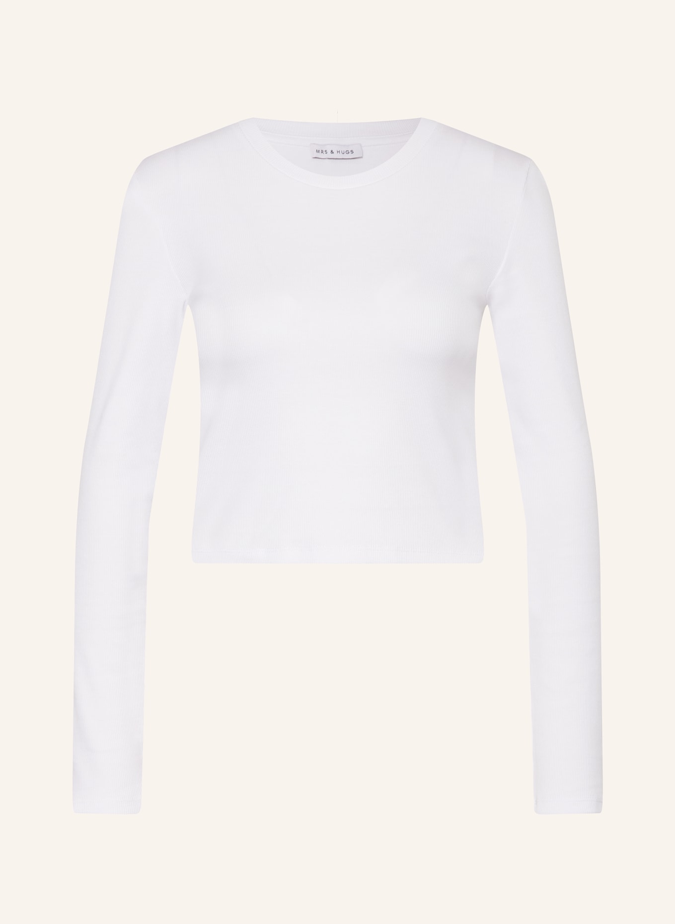 MRS & HUGS Long sleeve shirt, Color: WHITE (Image 1)